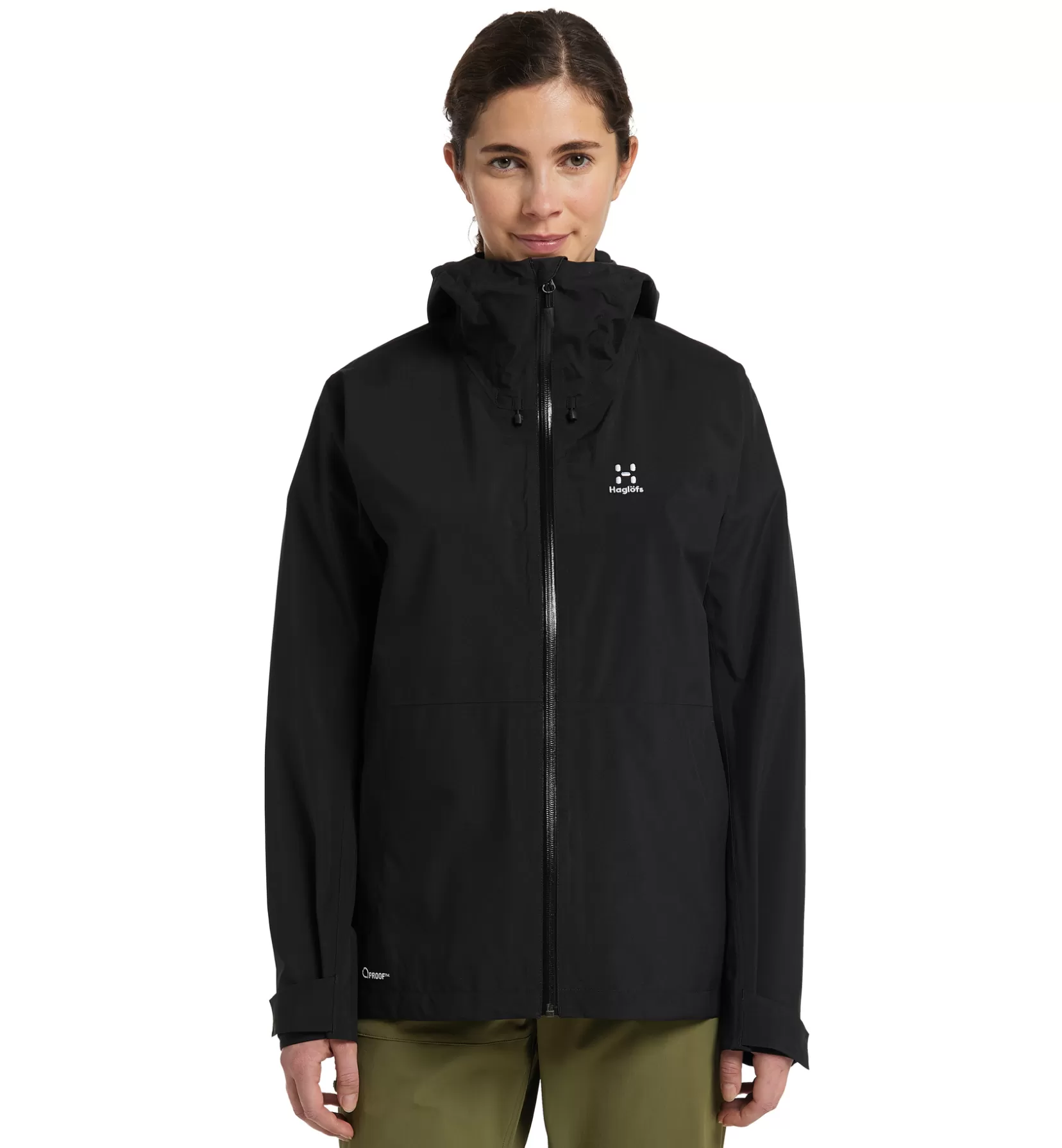 Clearance Haglöfs Aria Proof Jacket Women True Black