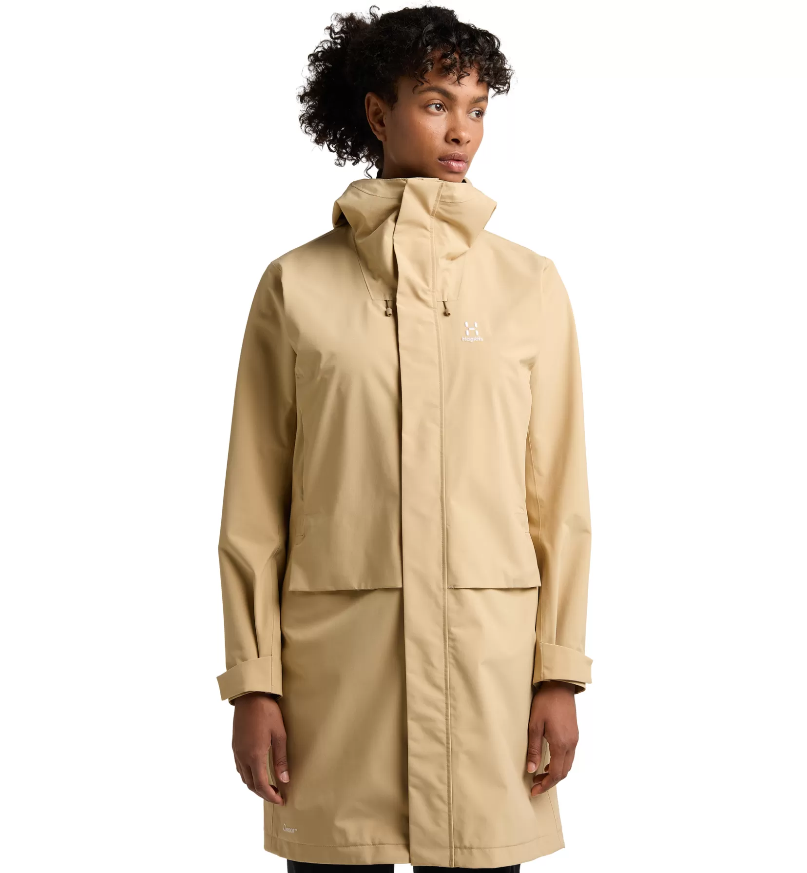 Hot Haglöfs Aria Proof Parka Women Sand