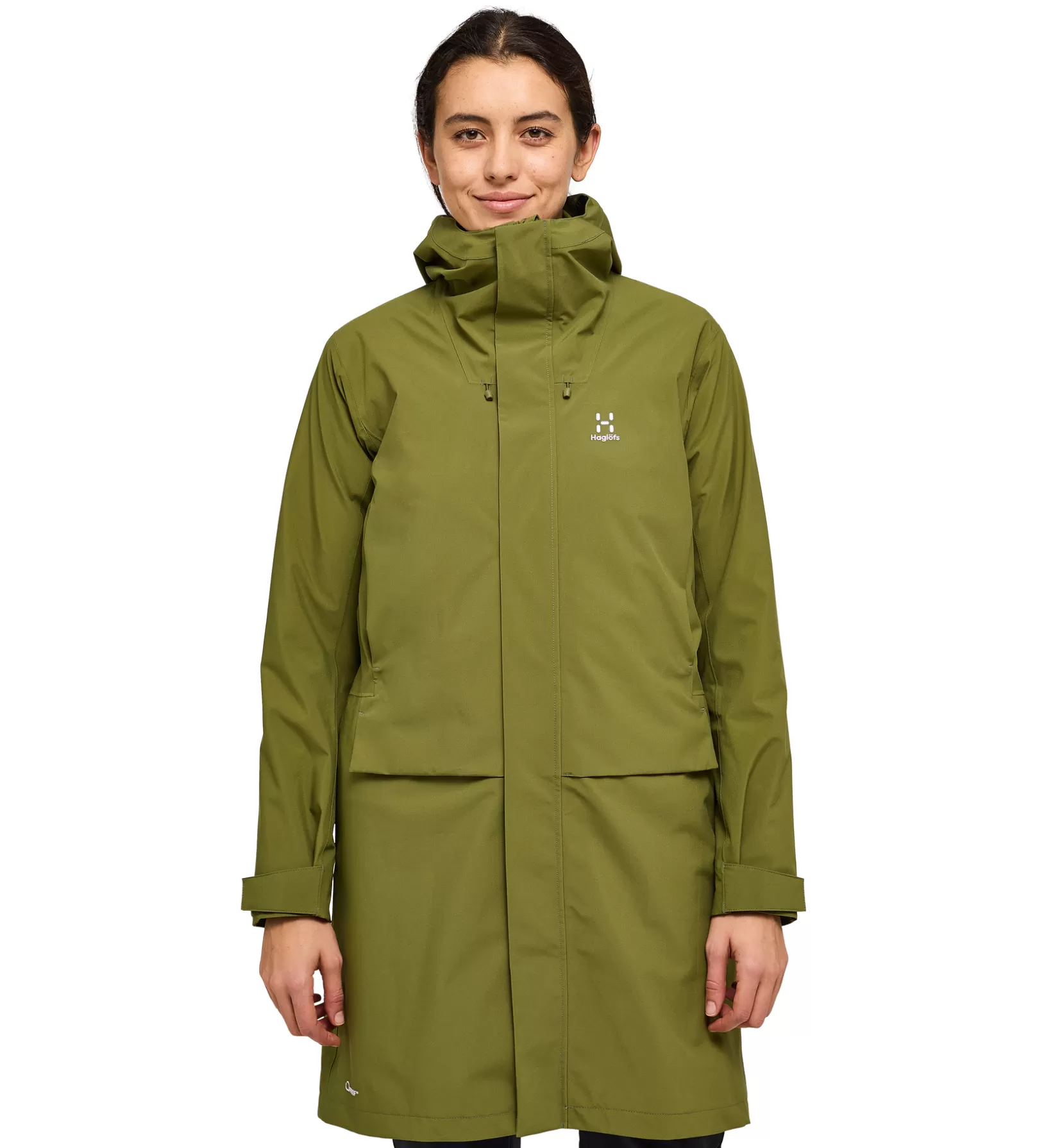 New Haglöfs Aria Proof Parka Women Olive Green