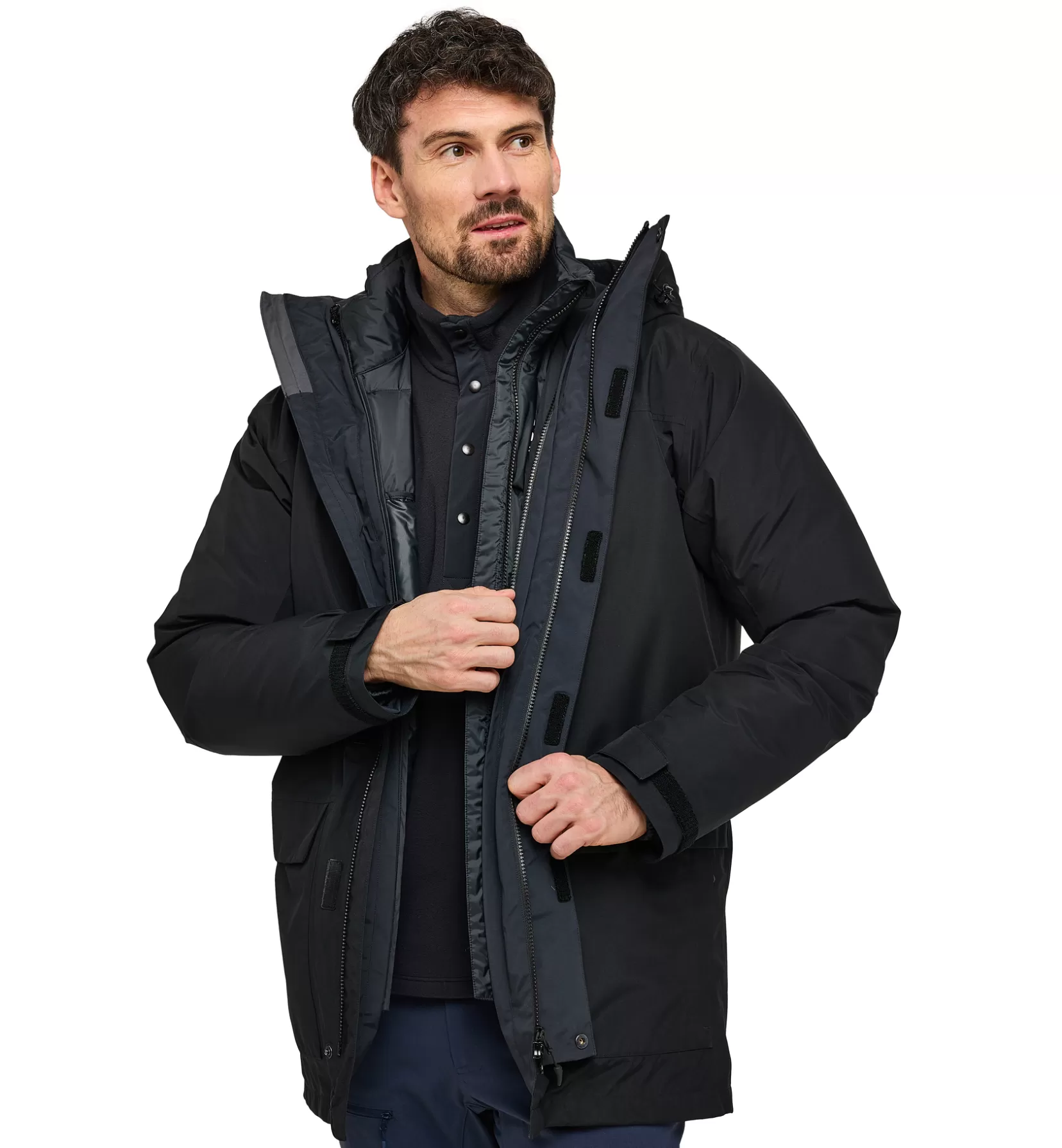 Sale Haglöfs Asp 3-in-1 GTX Parka Men True Black