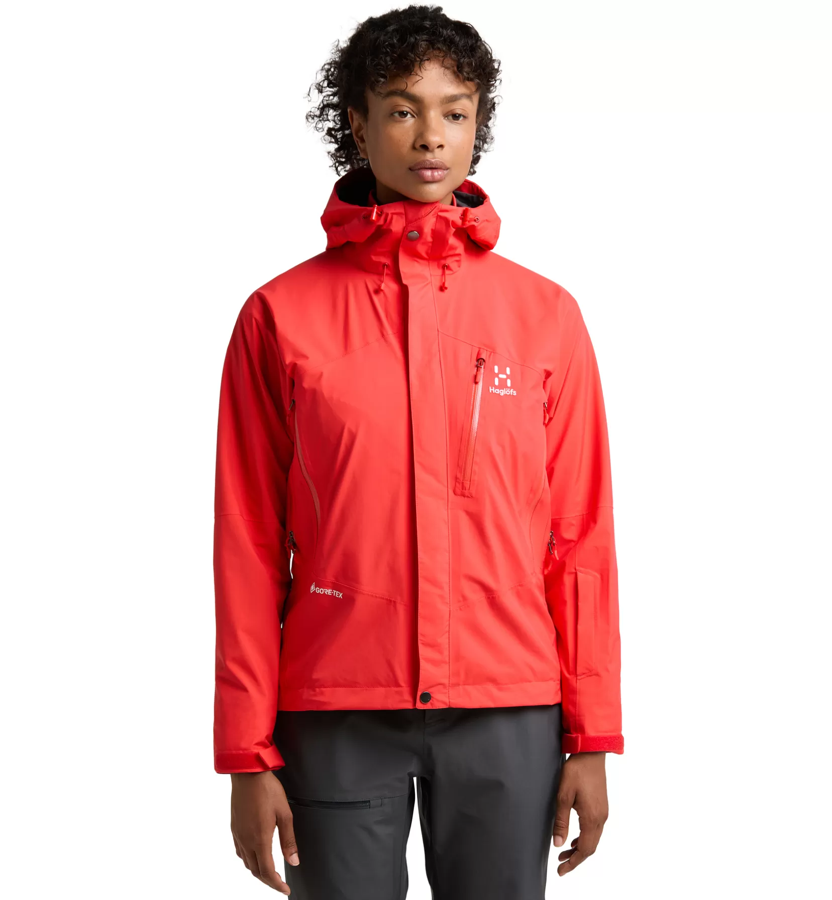 Discount Haglöfs Astral GTX Jacket Women Poppy Red
