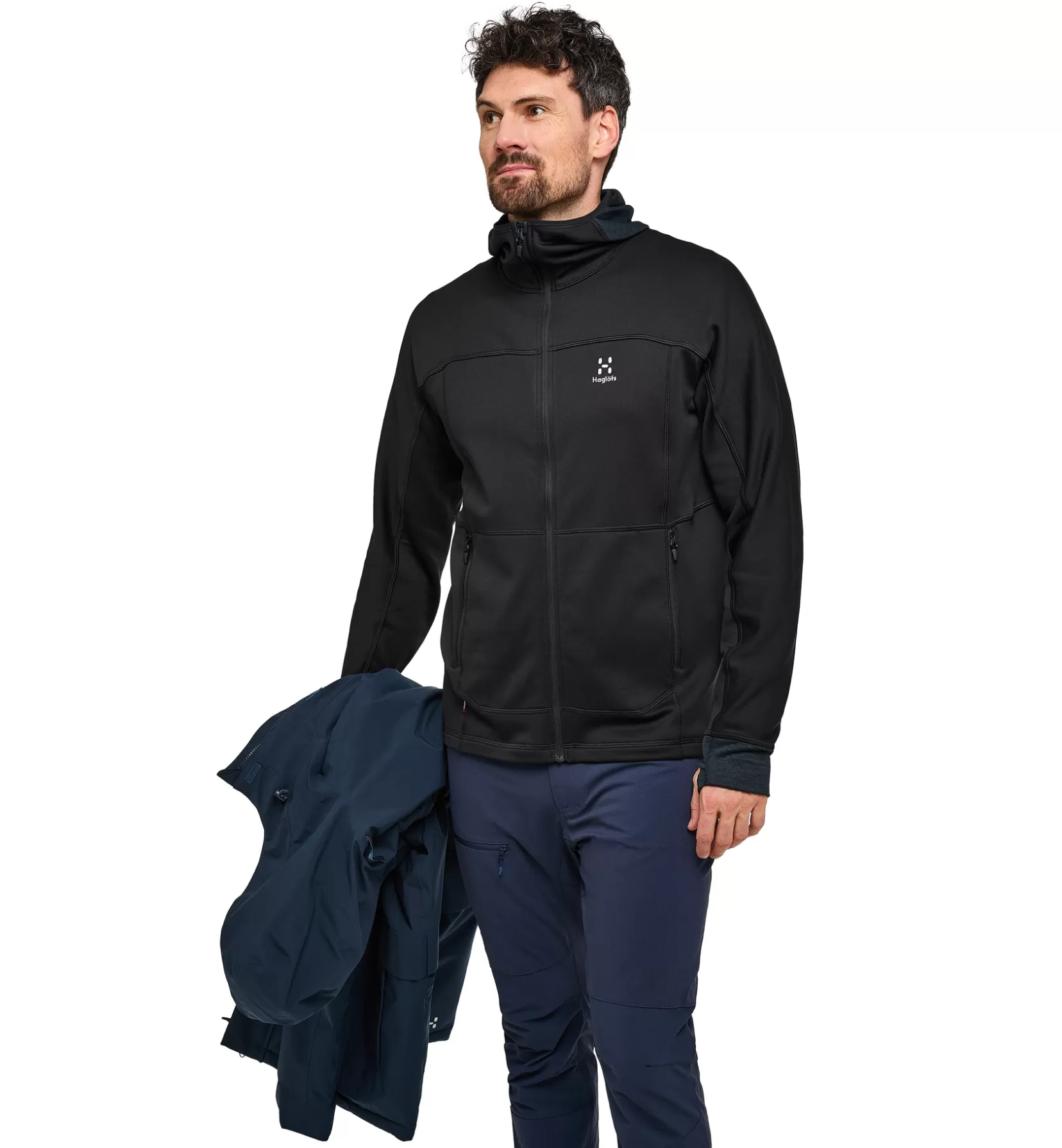 Cheap Haglöfs Betula Hood Men True Black