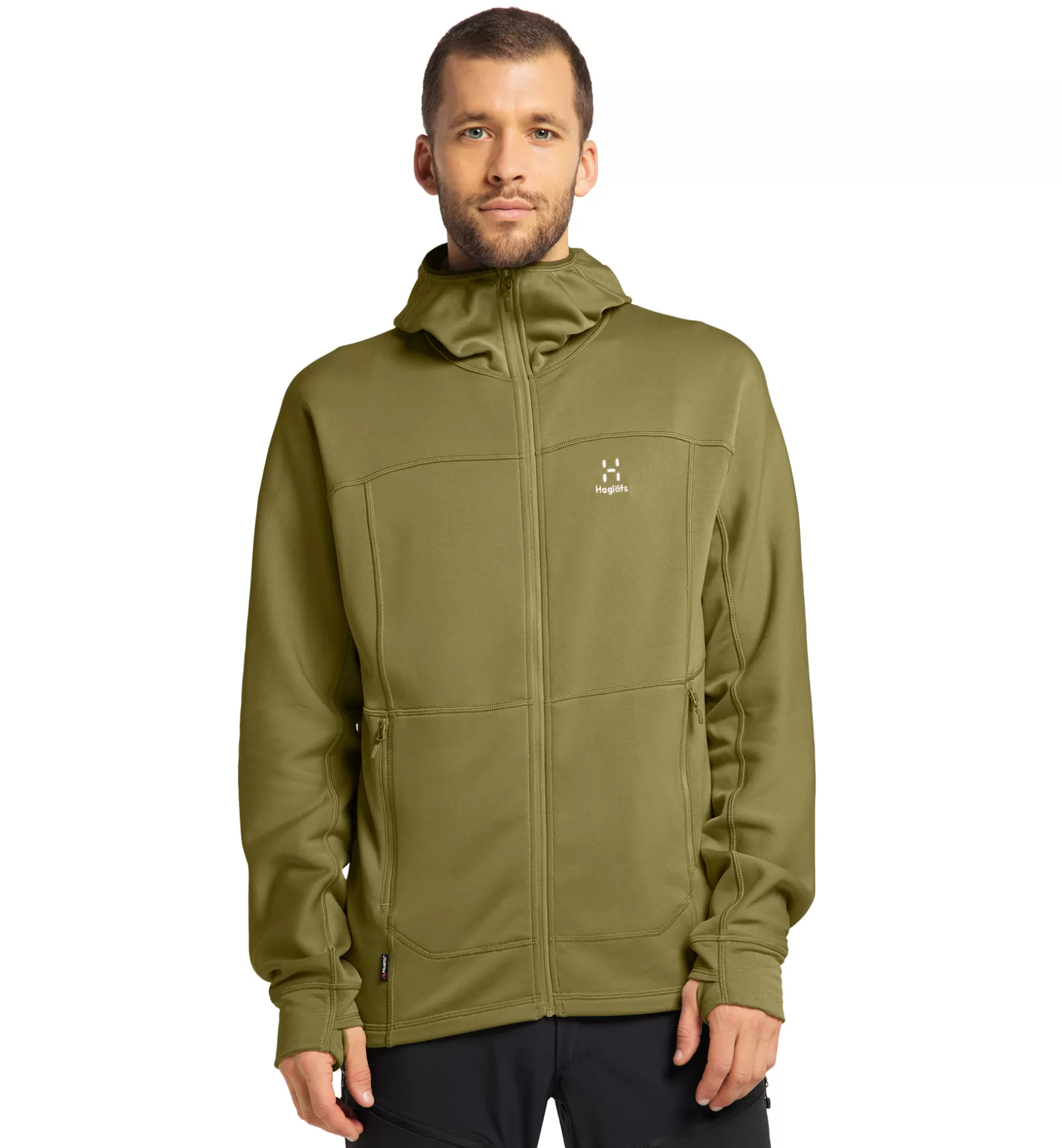 Hot Haglöfs Betula Hood Men Olive Green