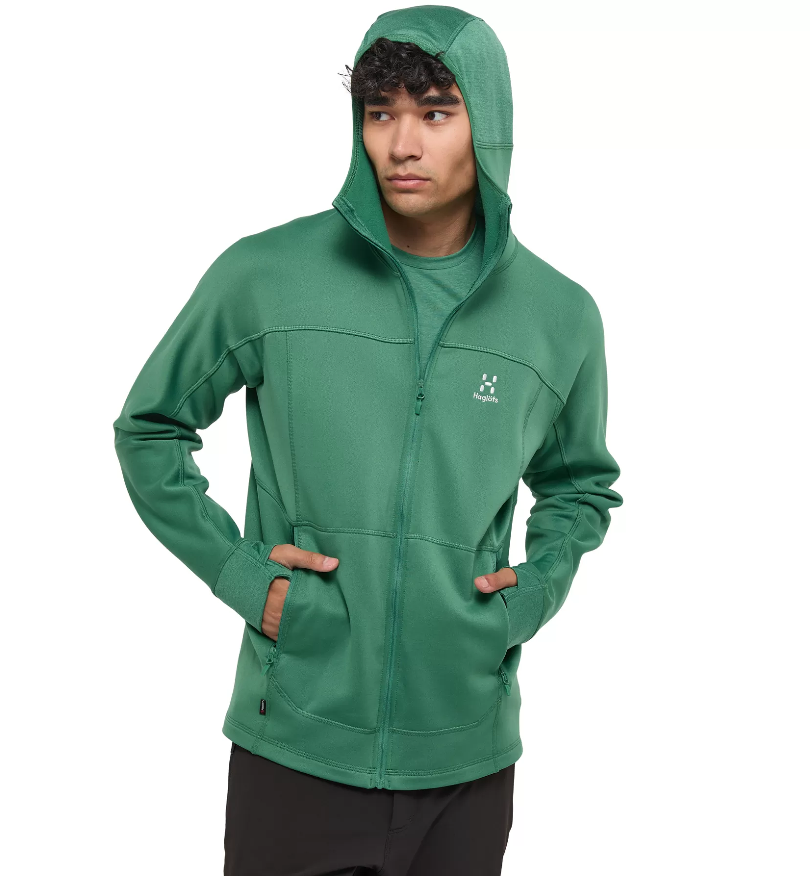 Sale Haglöfs Betula Hood Men Dk Jelly Green