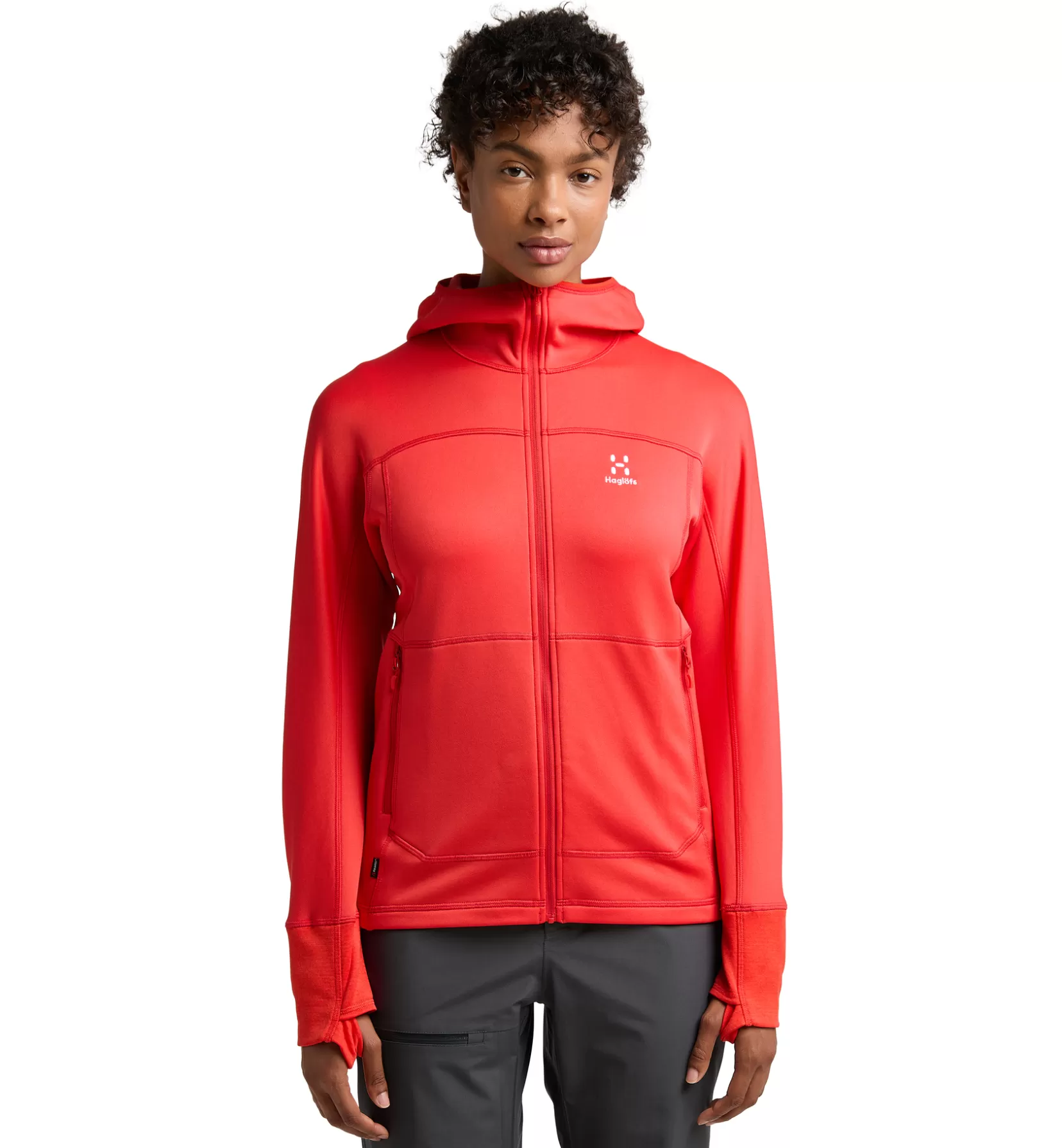 Flash Sale Haglöfs Betula Hood Women Poppy Red