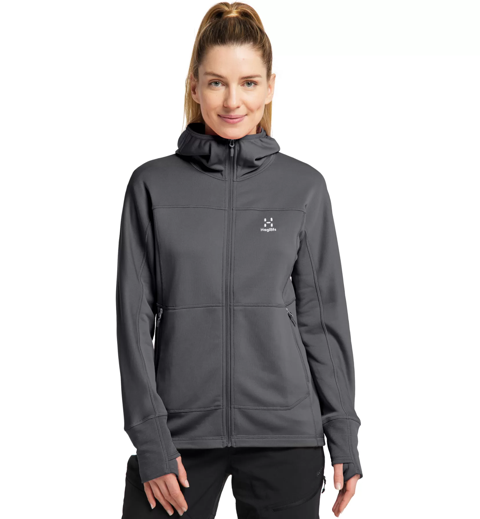 Discount Haglöfs Betula Hood Women Magnetite