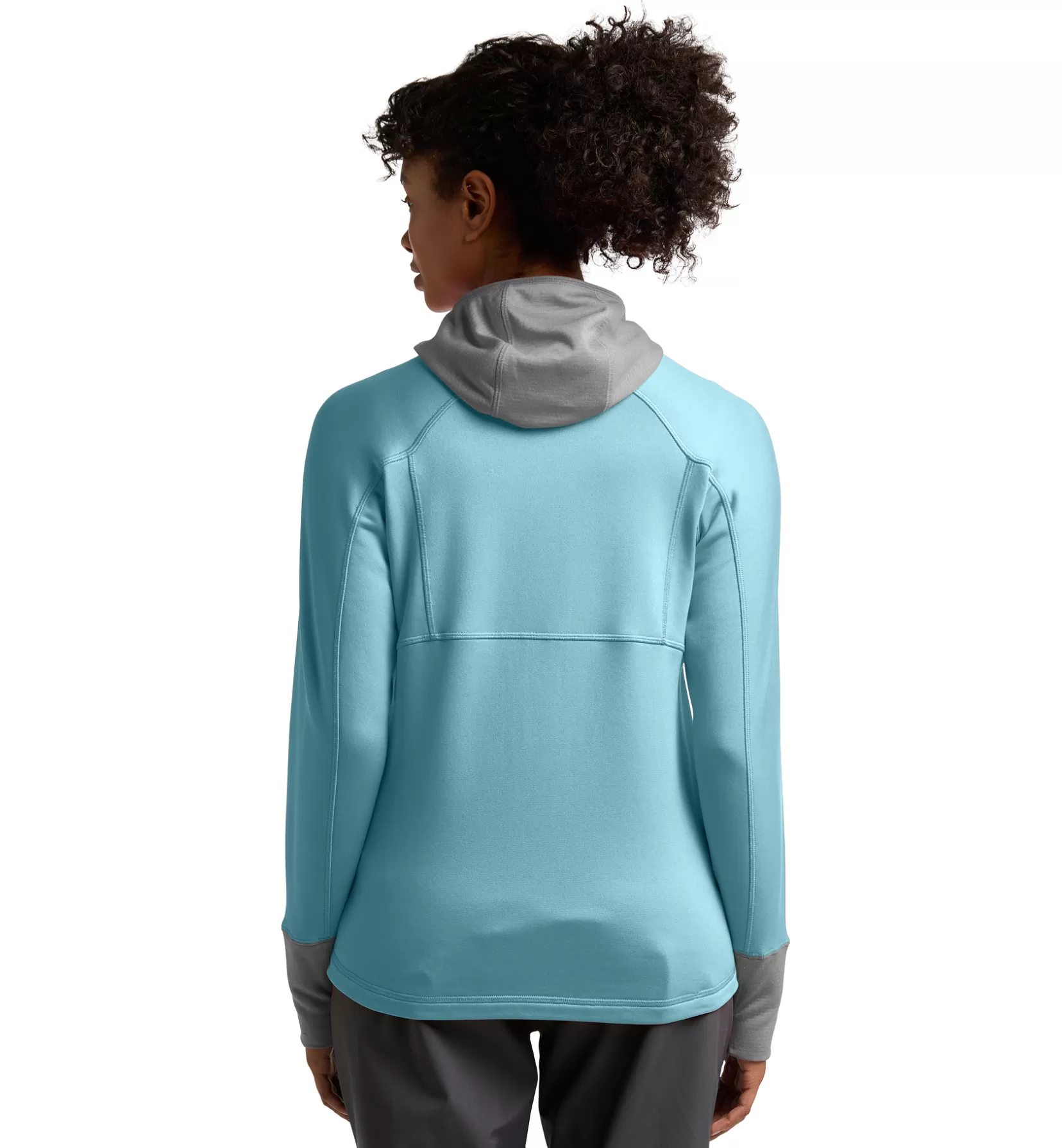 Best Haglöfs Betula Hood Women Frost Blue/Concrete