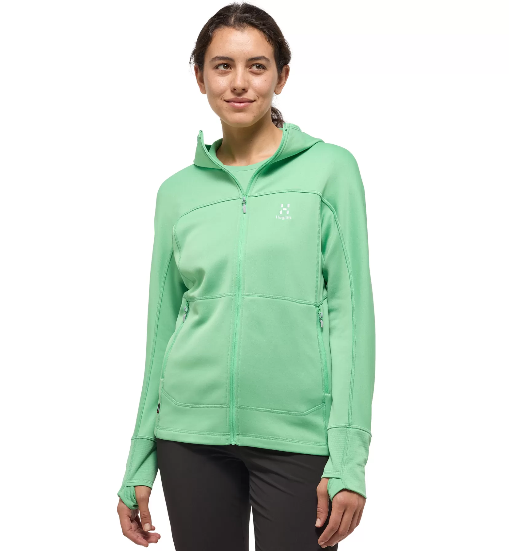 Best Sale Haglöfs Betula Hood Women Mint Stone