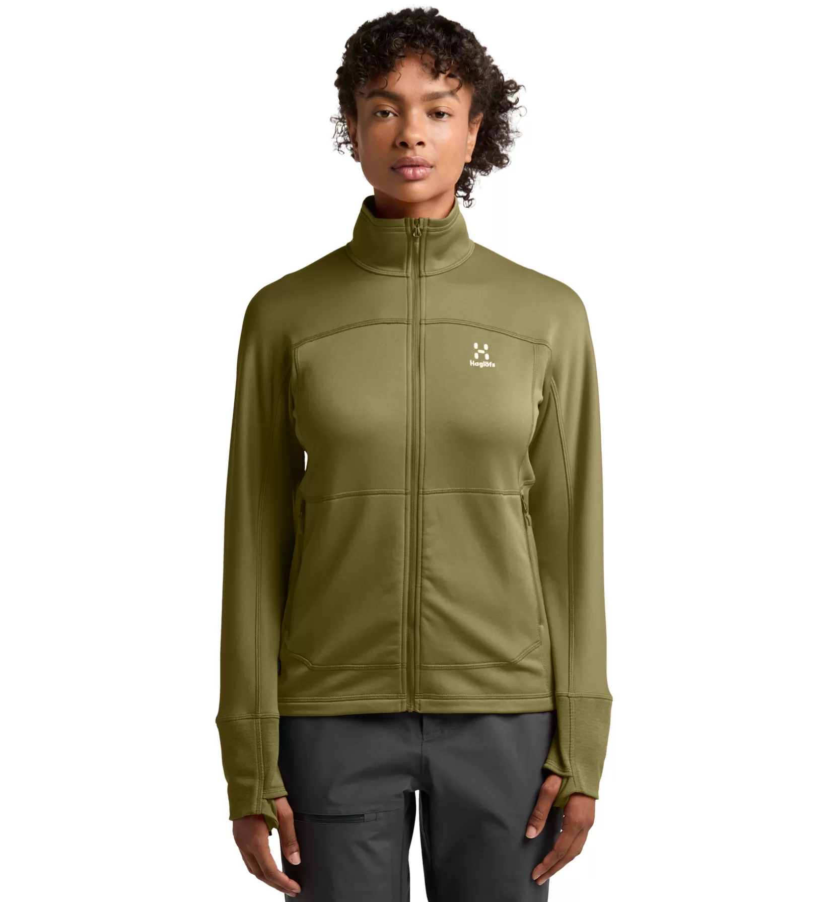 Sale Haglöfs Betula Jacket Women Olive Green