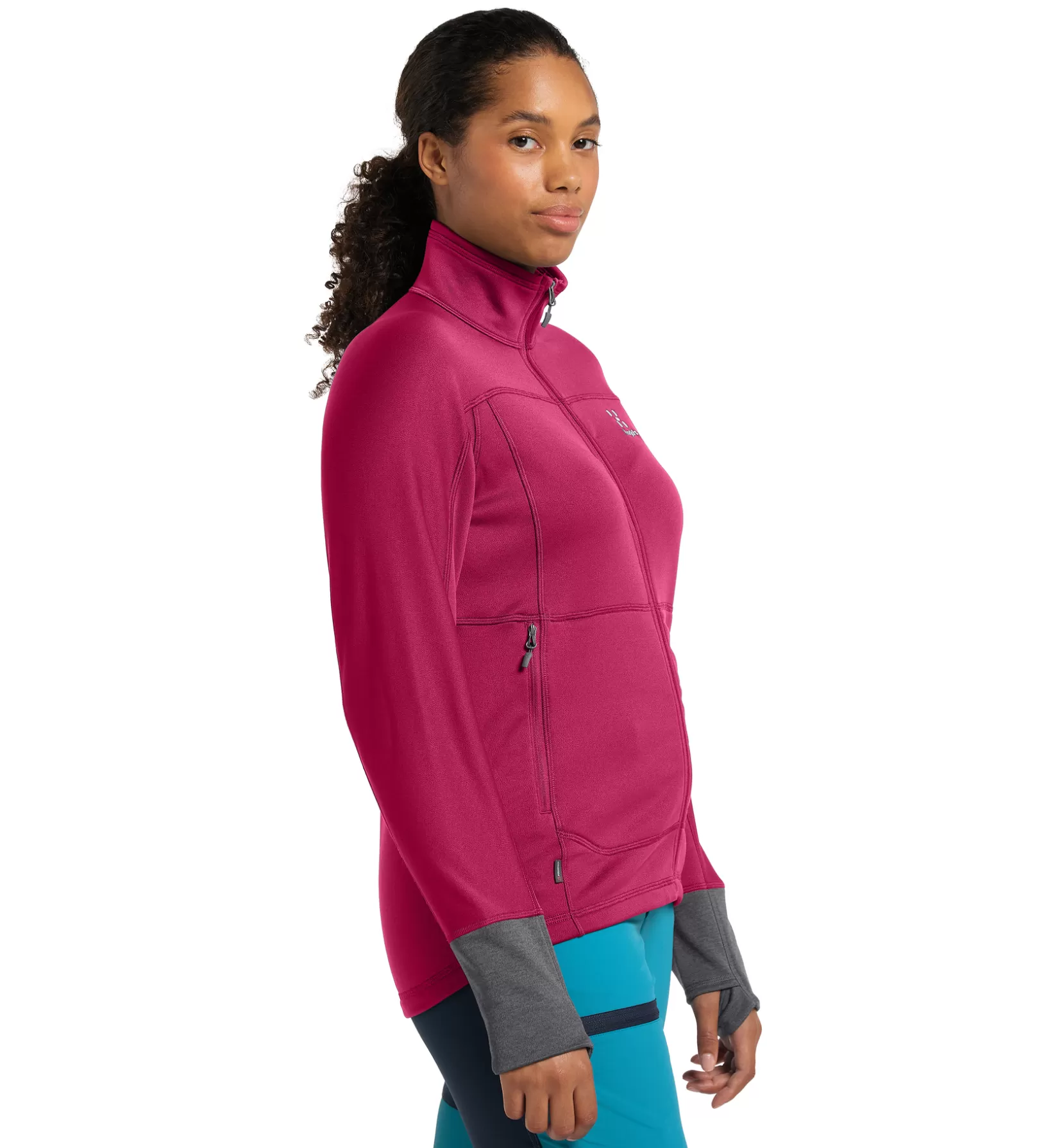 Outlet Haglöfs Betula Jacket Women Deep Pink/Magnetite