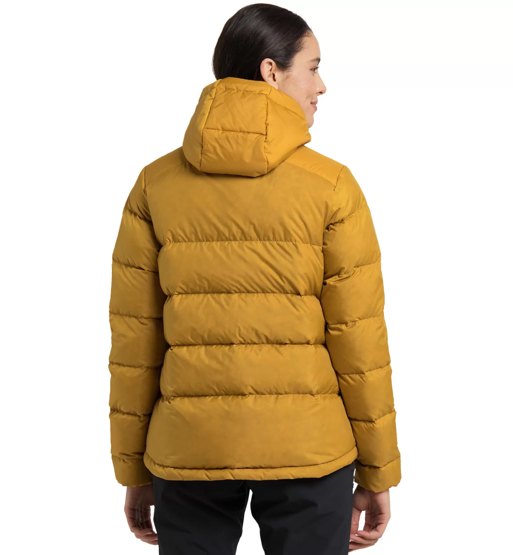 Store Haglöfs Bield Down Hood Women Autumn Leaves