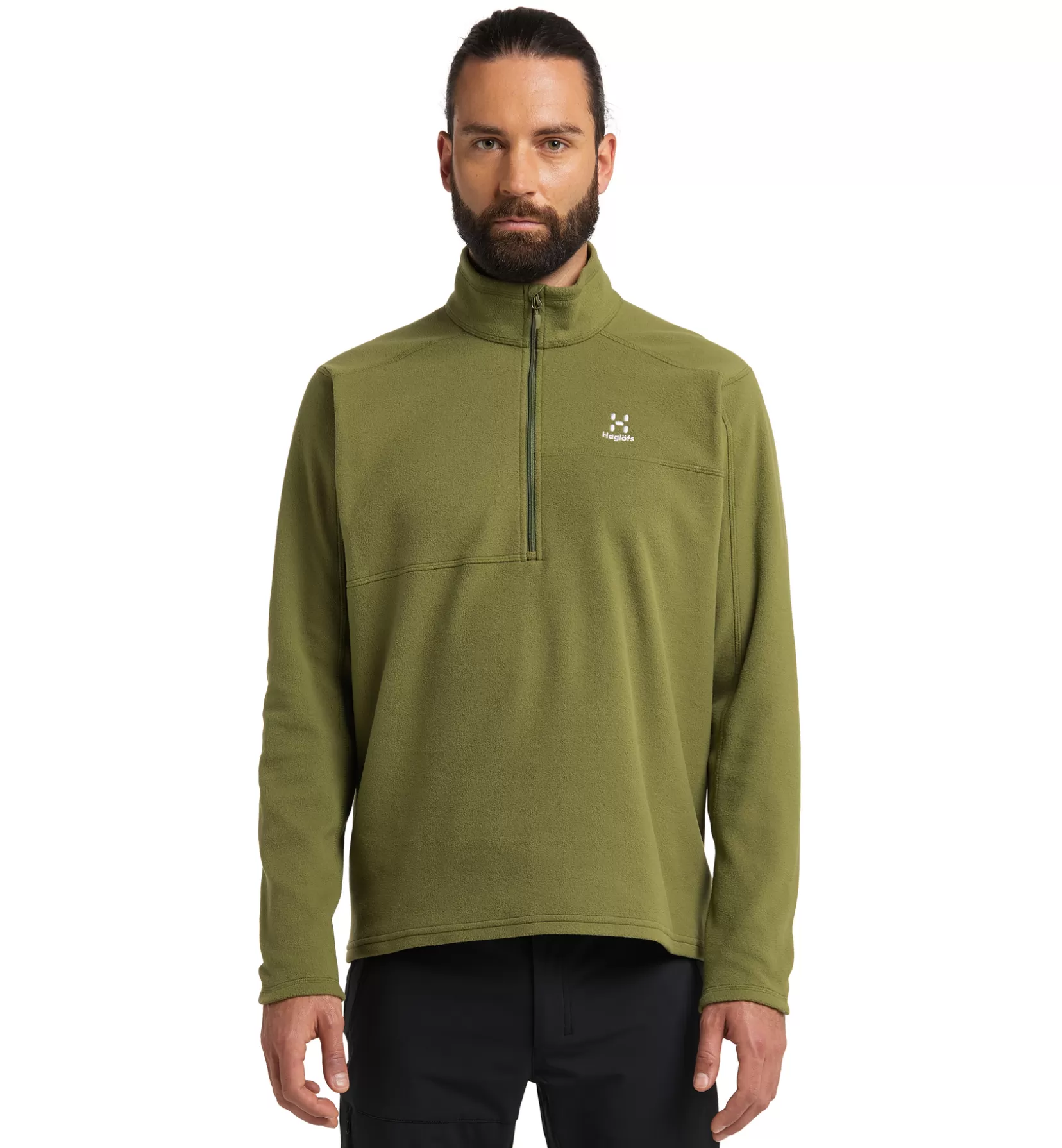 Fashion Haglöfs Buteo 1/2 Zip Men Olive Green