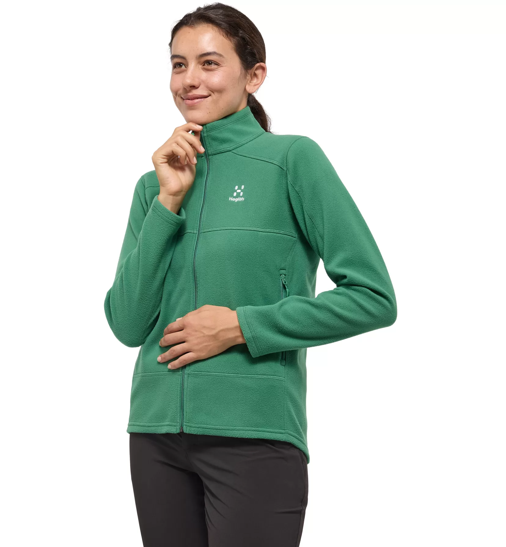 Cheap Haglöfs Buteo Mid Jacket Women Dk Jelly Green