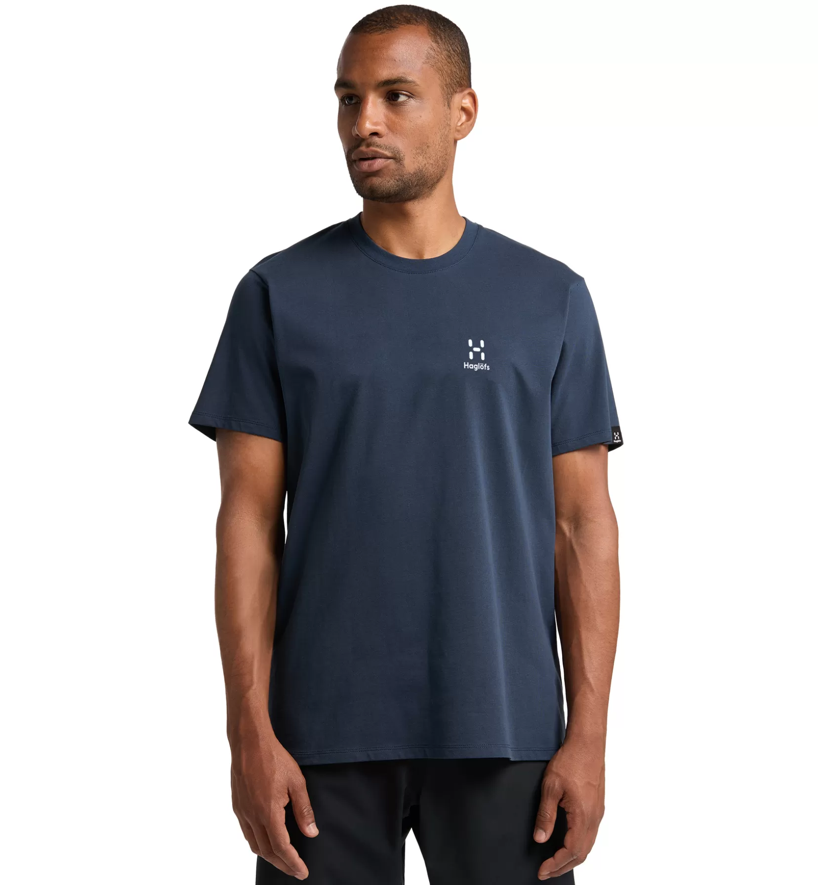 Sale Haglöfs Camp Tee Men Tarn Blue Solid