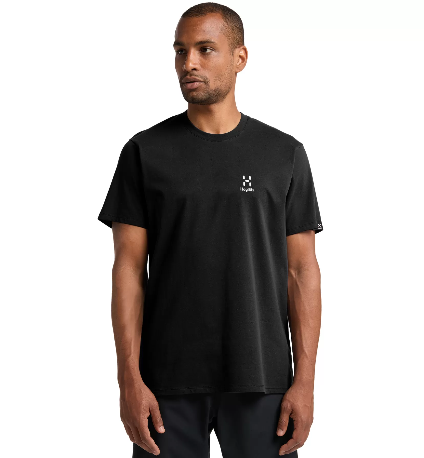 Cheap Haglöfs Camp Tee Men True Black Solid