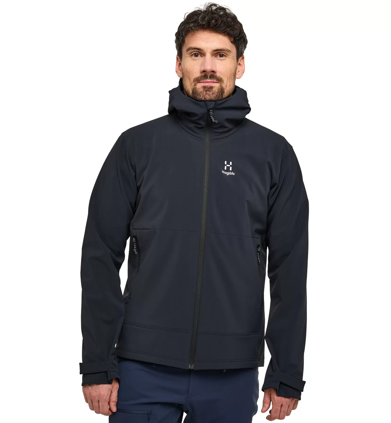 Cheap Haglöfs Chilly Softshell Hood Men True Black