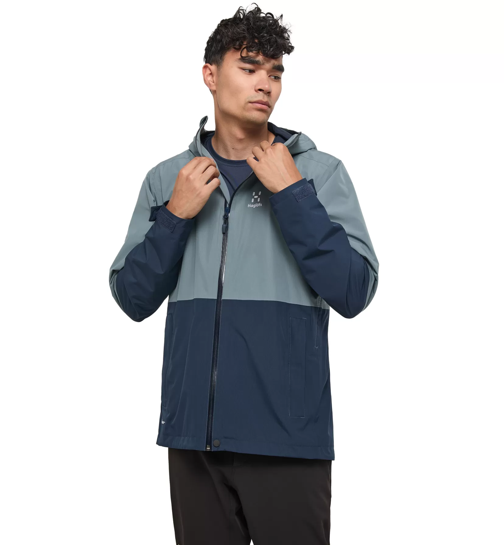 Best Haglöfs Finch Proof Jacket Men Steel blue/Tarn blue
