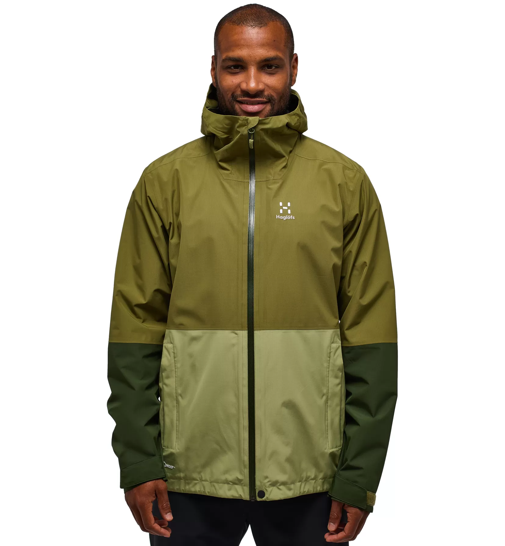 Best Sale Haglöfs Finch Proof Jacket Men Olive Green/Seaweed Green
