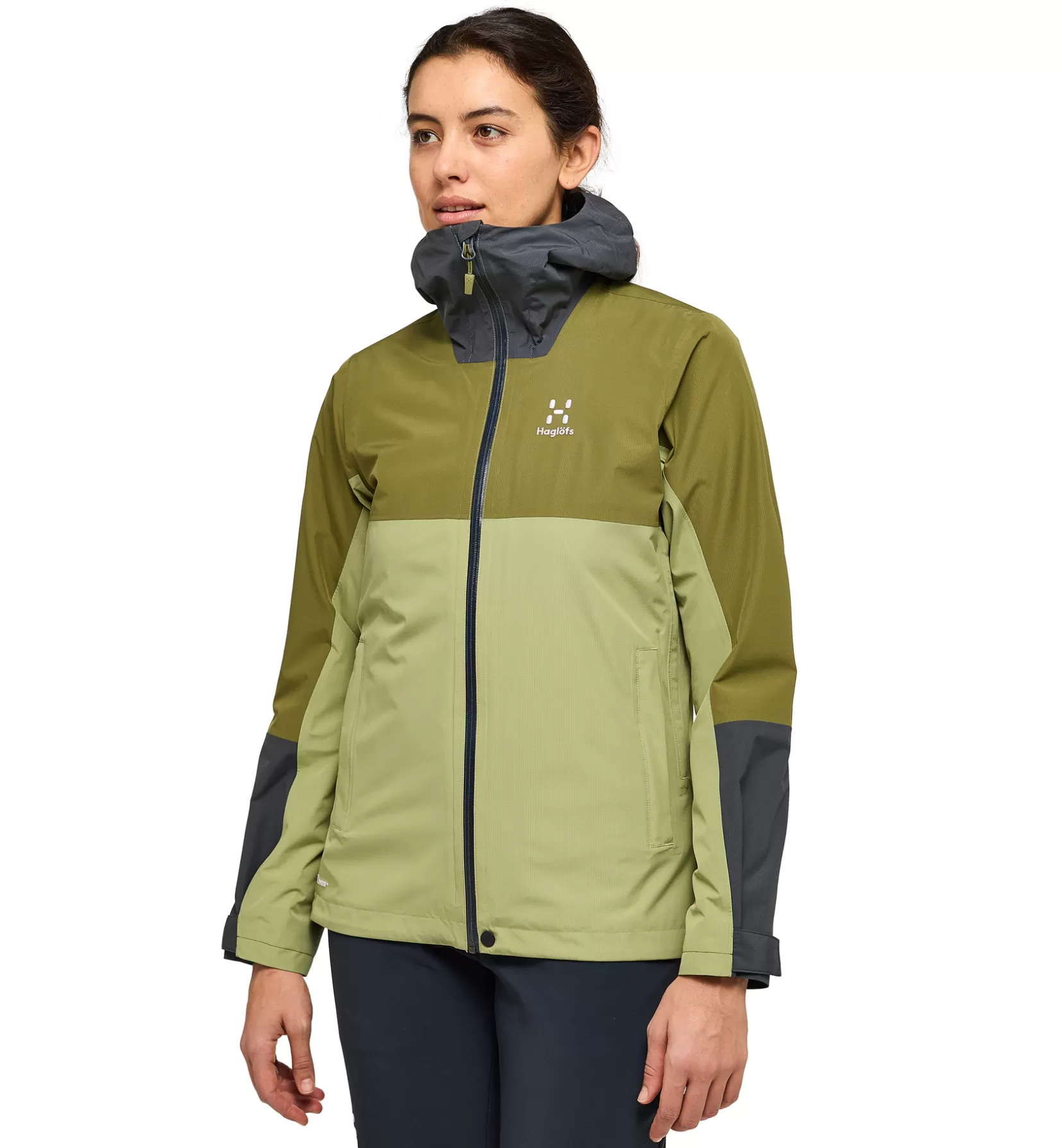 New Haglöfs Finch Proof Jacket Women Thyme green/Olive green
