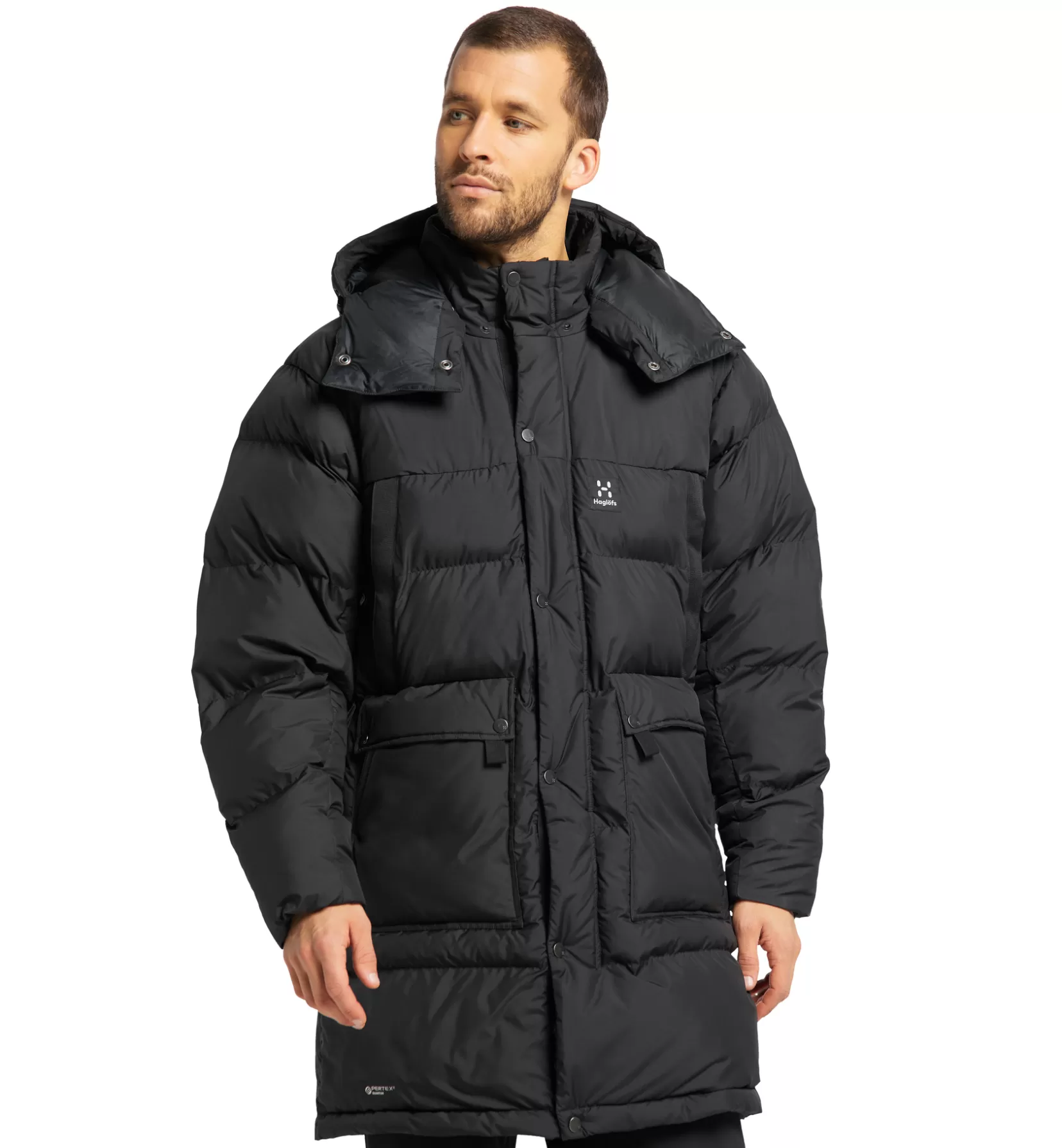 Shop Haglöfs Floda Mimic Parka Men True Black