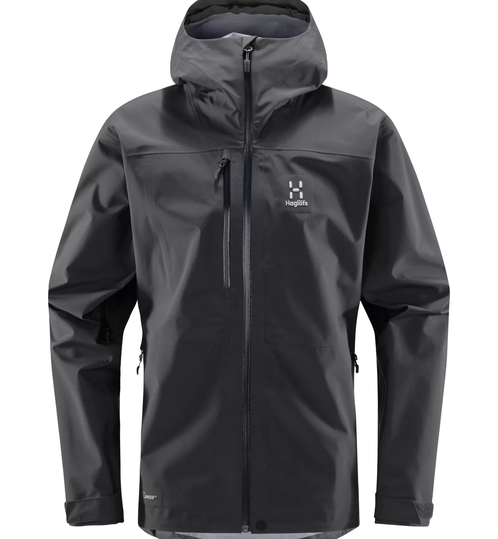 New Haglöfs Front Proof Jacket Men Magnetite