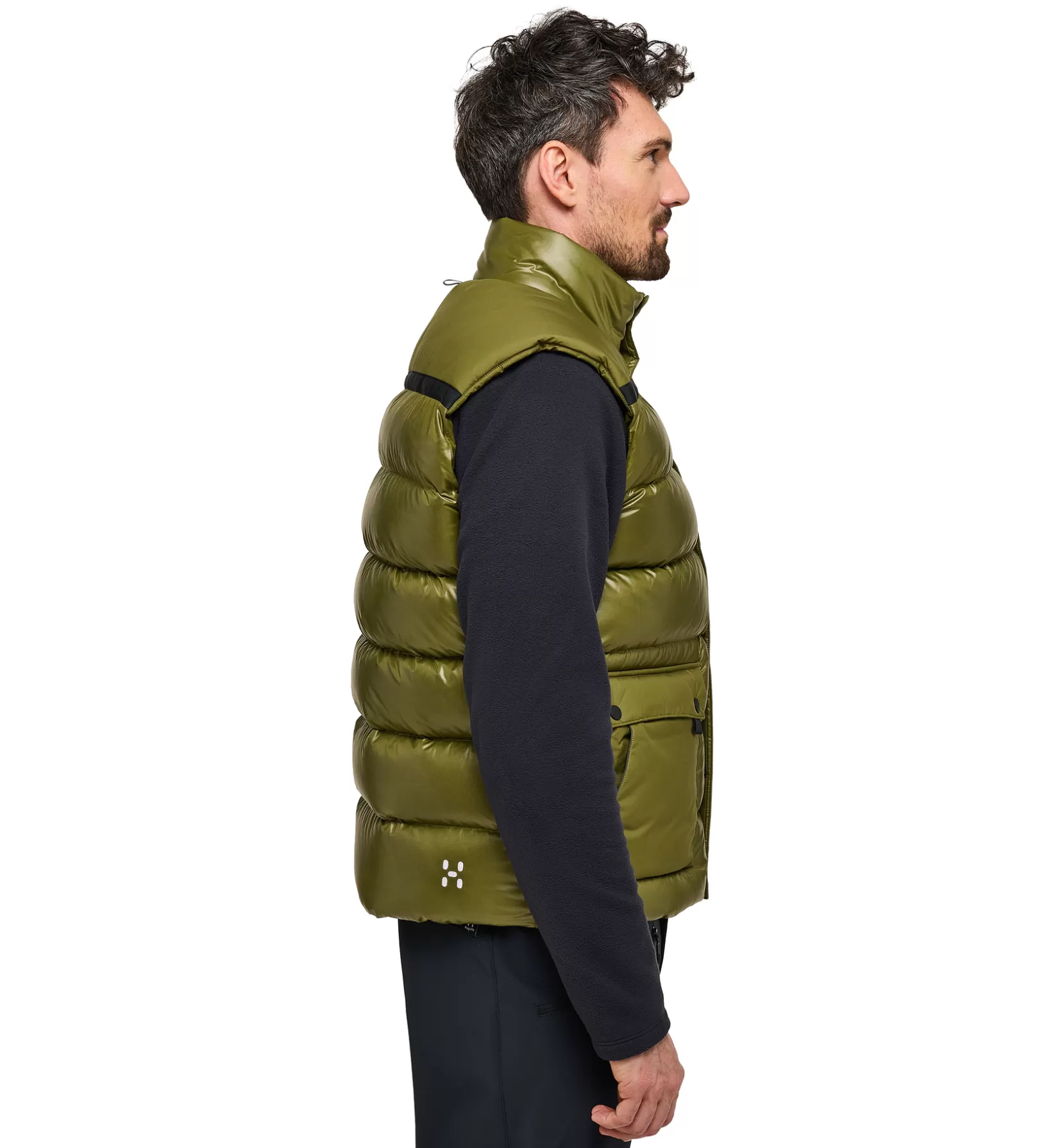 Best Sale Haglöfs Funäs Down Vest Men Olive Green