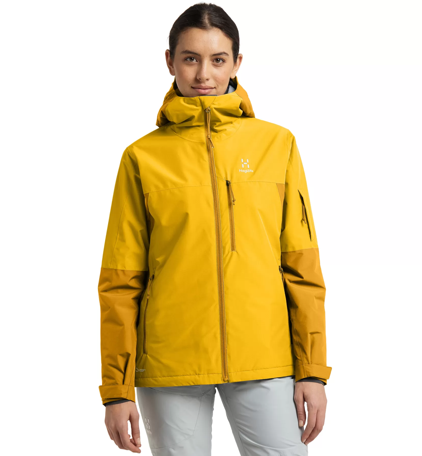 Cheap Haglöfs Gondol Insulated Jacket Women Autumn Leaves/Pumpkin Yellow