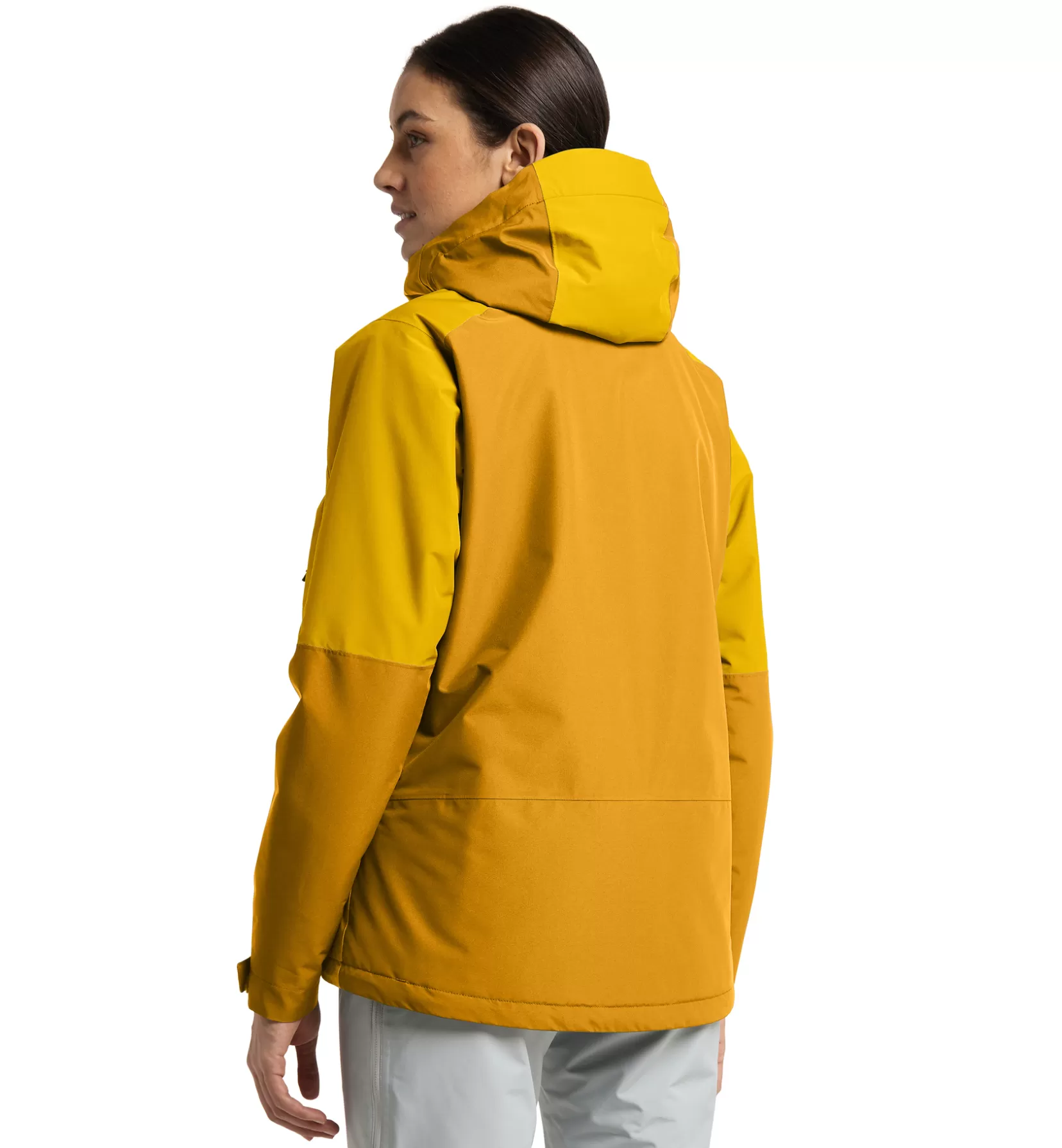 Cheap Haglöfs Gondol Insulated Jacket Women Autumn Leaves/Pumpkin Yellow