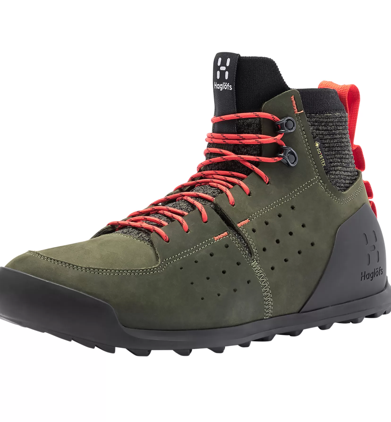 Store Haglöfs Duality AT1 GTX Mid Men Deep woods/Habanero