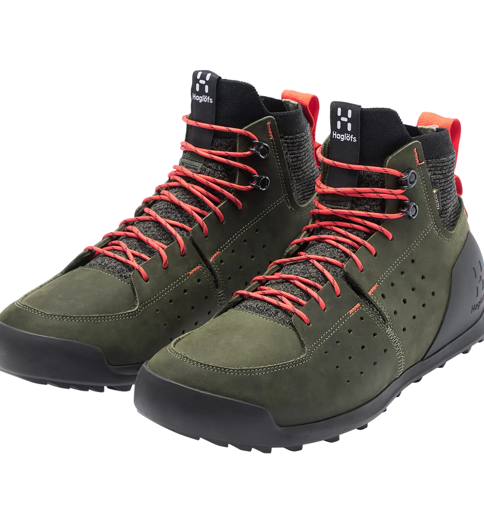 Store Haglöfs Duality AT1 GTX Mid Men Deep woods/Habanero