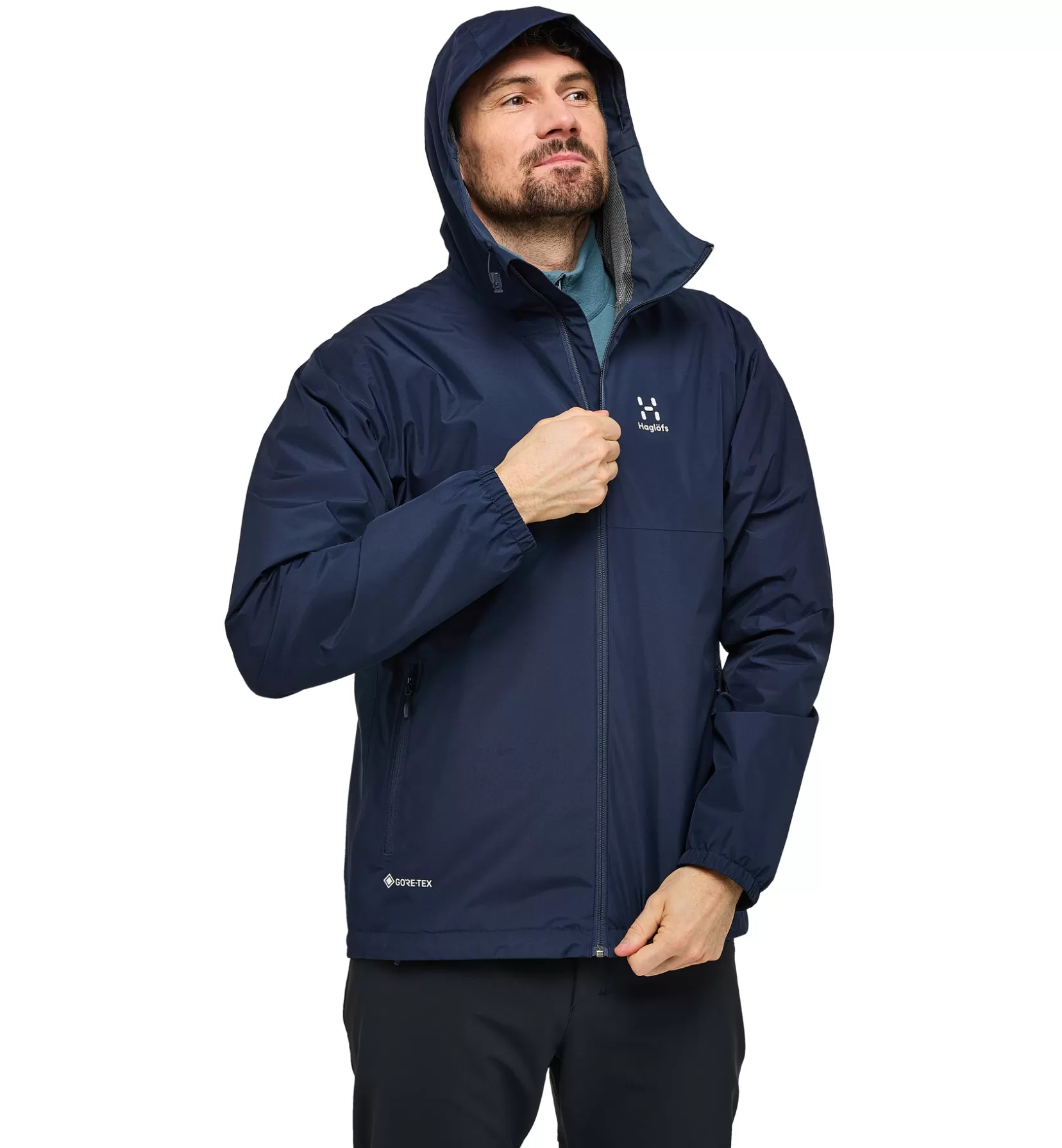 Clearance Haglöfs Kaise GTX Jacket Men Tarn Blue