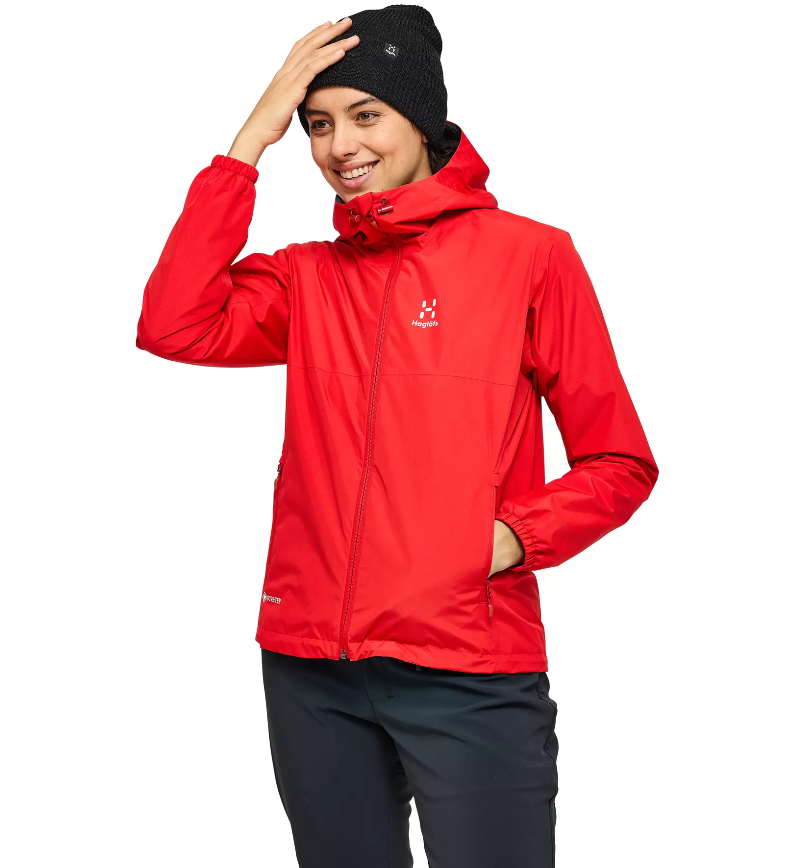Best Sale Haglöfs Kaise GTX Jacket Women Poppy Red