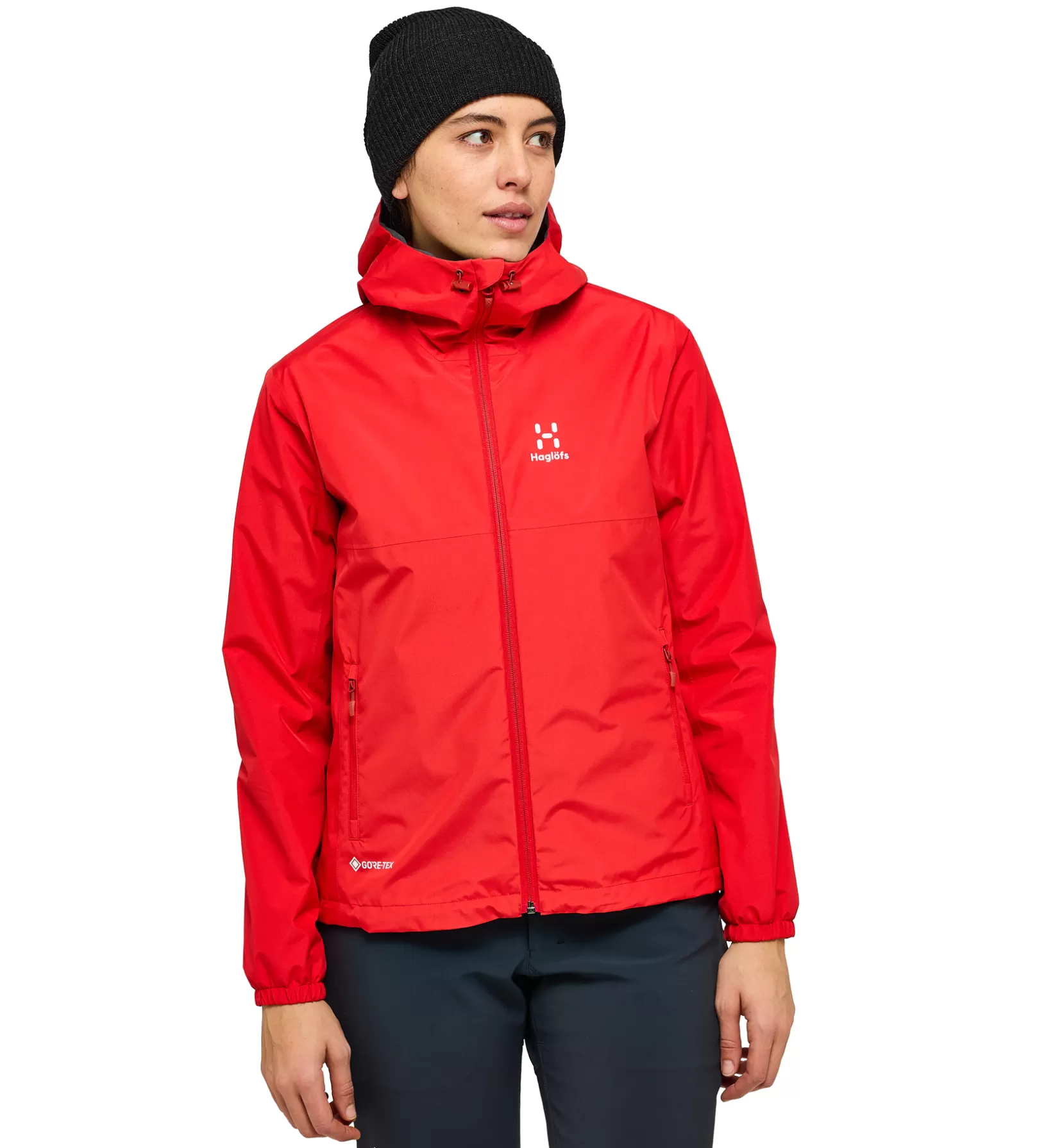 Best Sale Haglöfs Kaise GTX Jacket Women Poppy Red