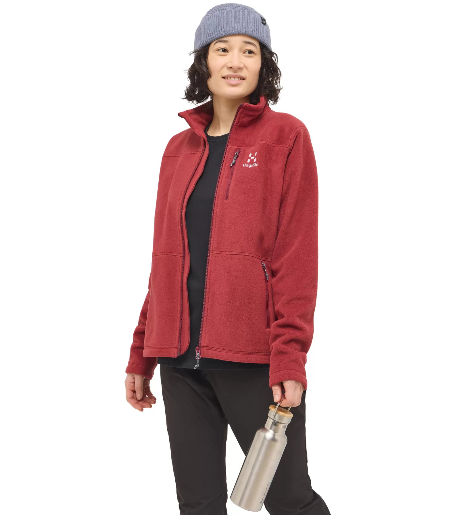 Clearance Haglöfs Kaise Mid Jacket Women Carmine Red