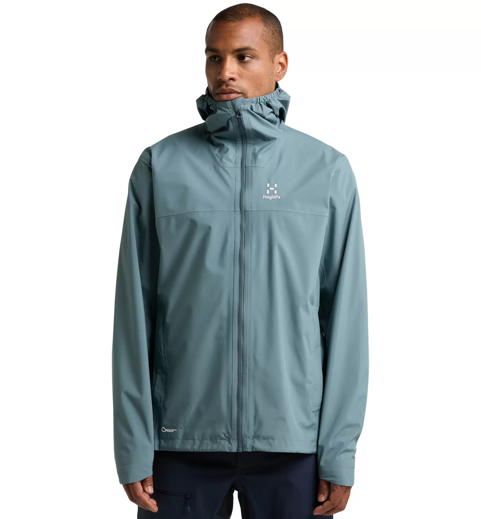 Outlet Haglöfs Korp Proof Jacket Men Steel Blue