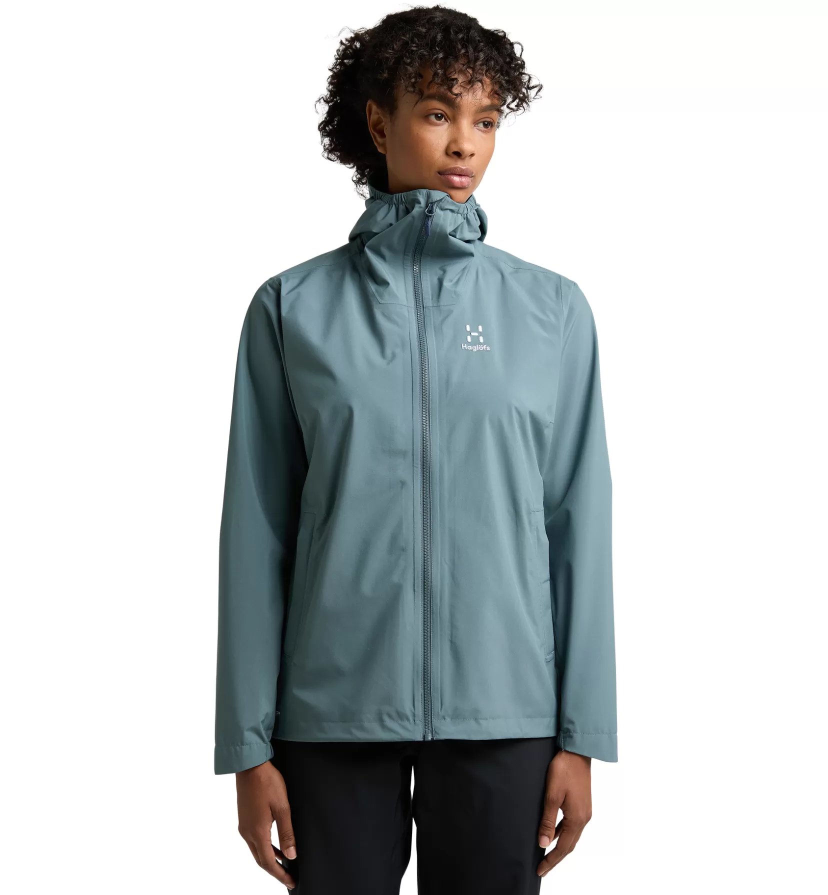 Store Haglöfs Korp Proof Jacket Women Steel Blue