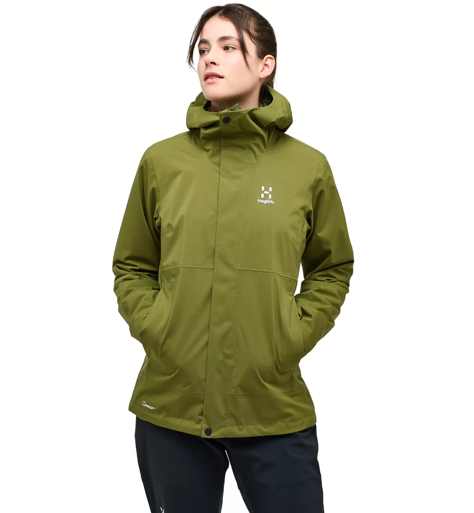 Flash Sale Haglöfs Koyal Proof Jacket Women Olive Green