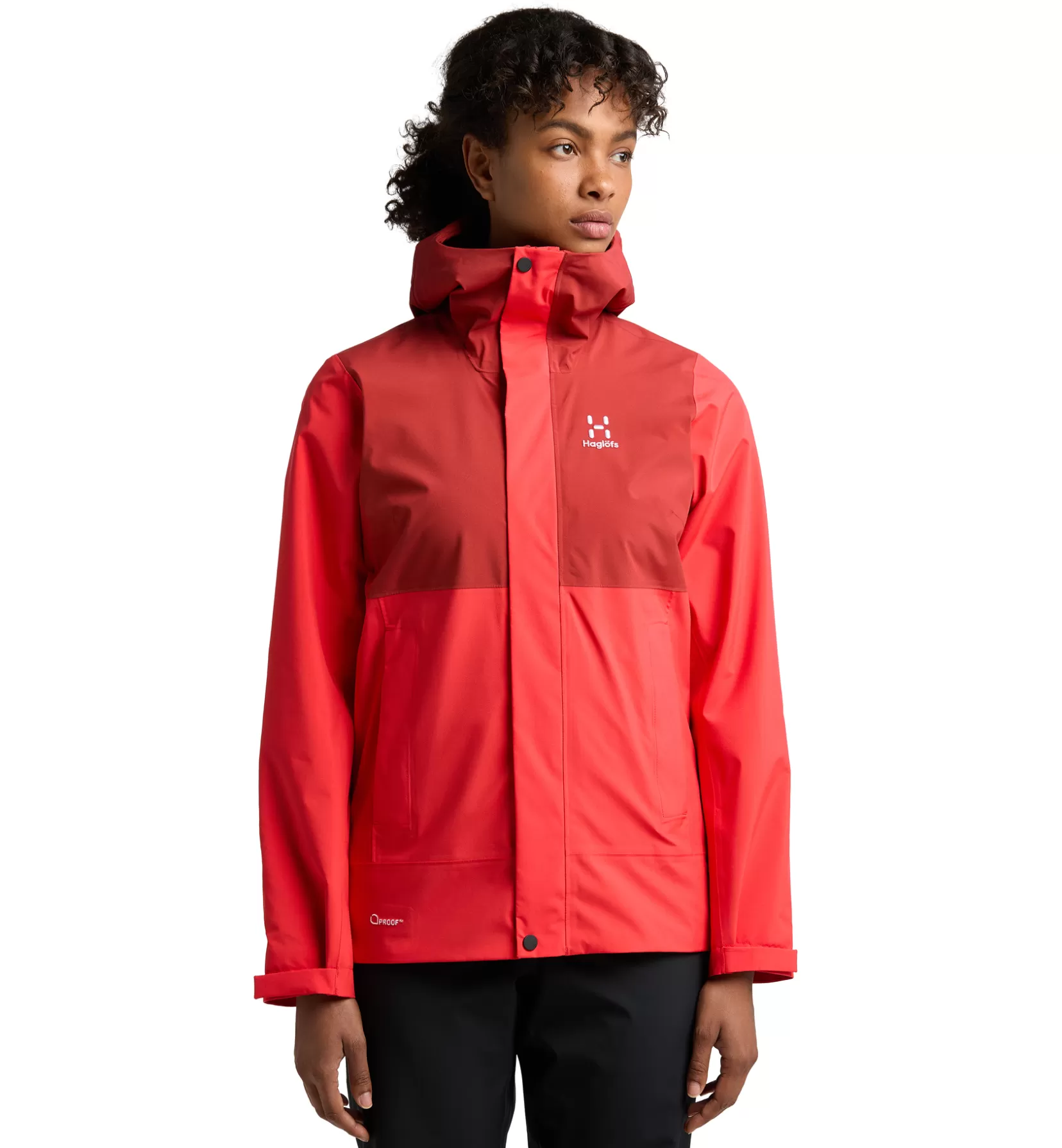 Flash Sale Haglöfs Koyal Proof Jacket Women Poppy red/Corrosion