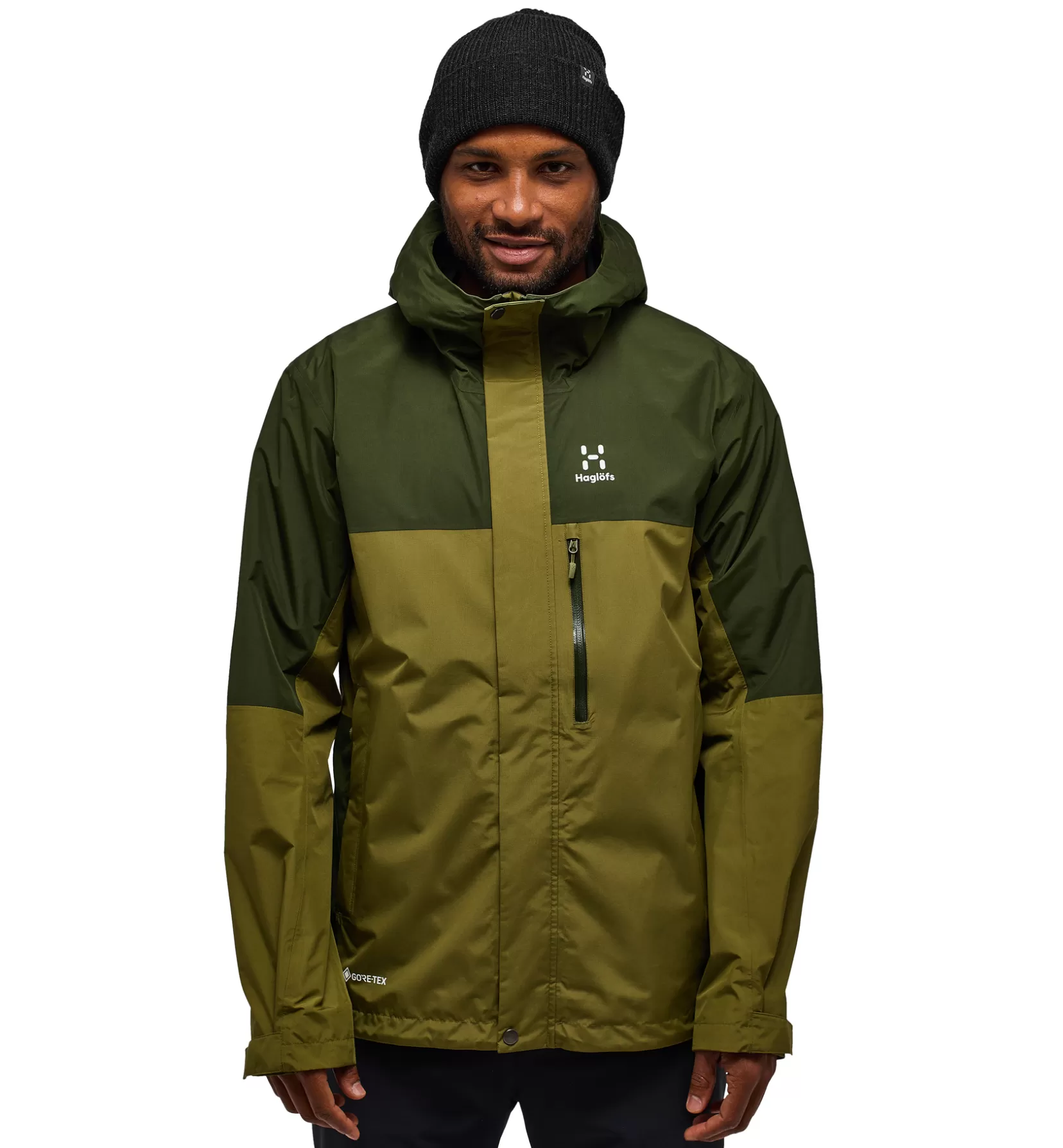 Cheap Haglöfs Lark GTX Jacket Men Olive Green/Seaweed Green