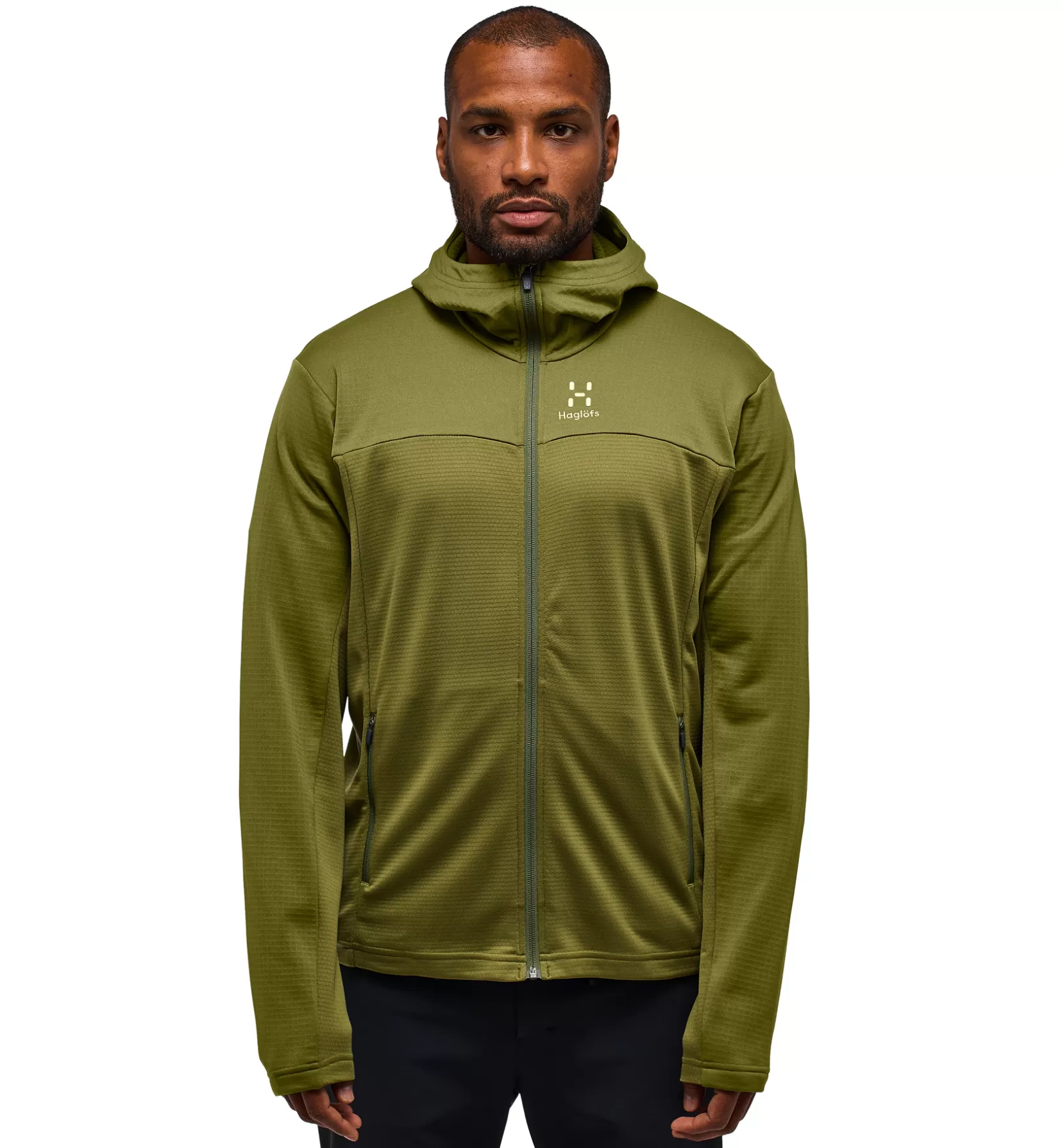 Best Sale Haglöfs Lark Mid Hood Men Olive Green