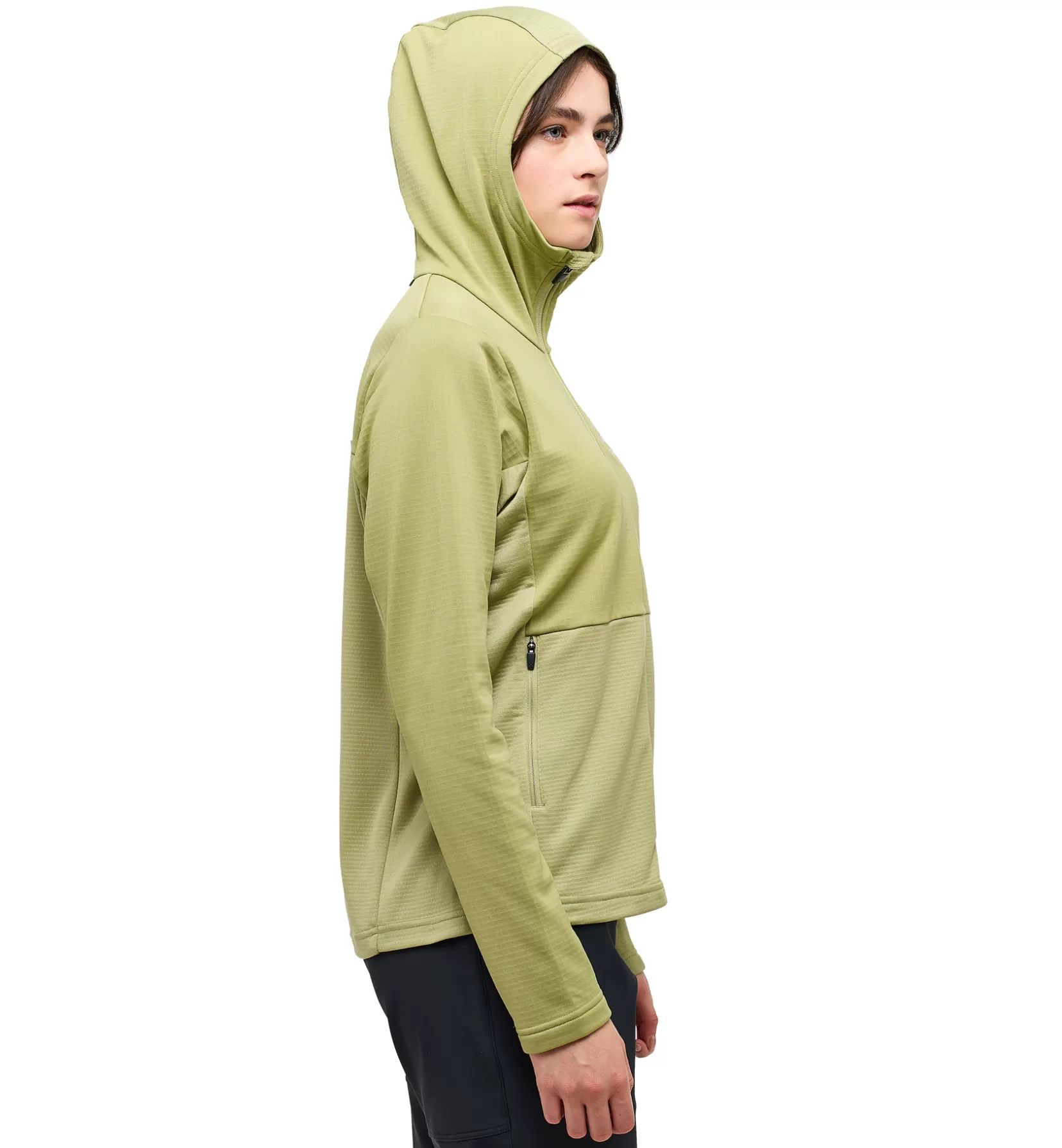 Discount Haglöfs Lark Mid Hood Women Thyme Green