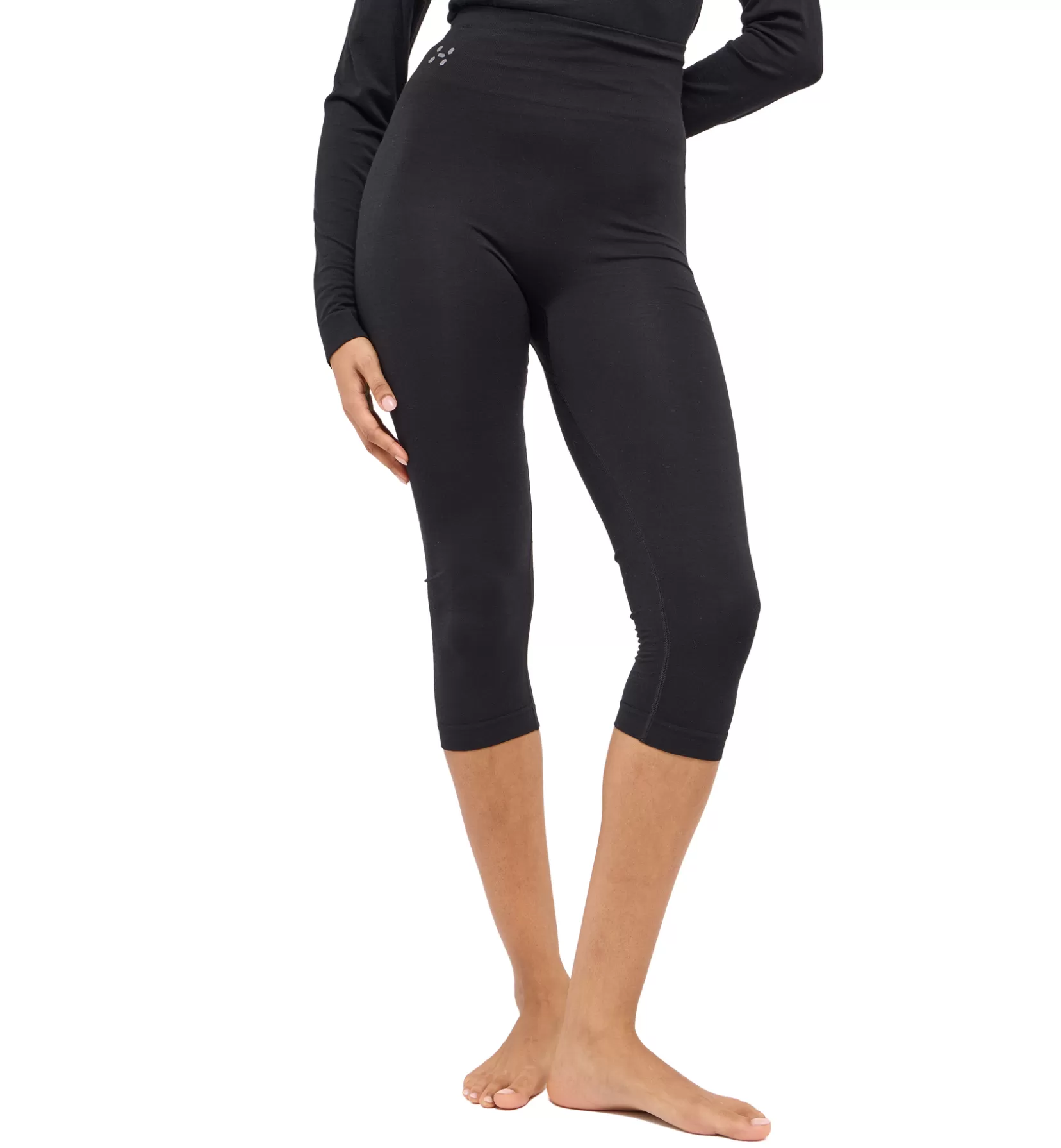 Shop Haglöfs Latnja Wool 3/4 Pant Women True Black