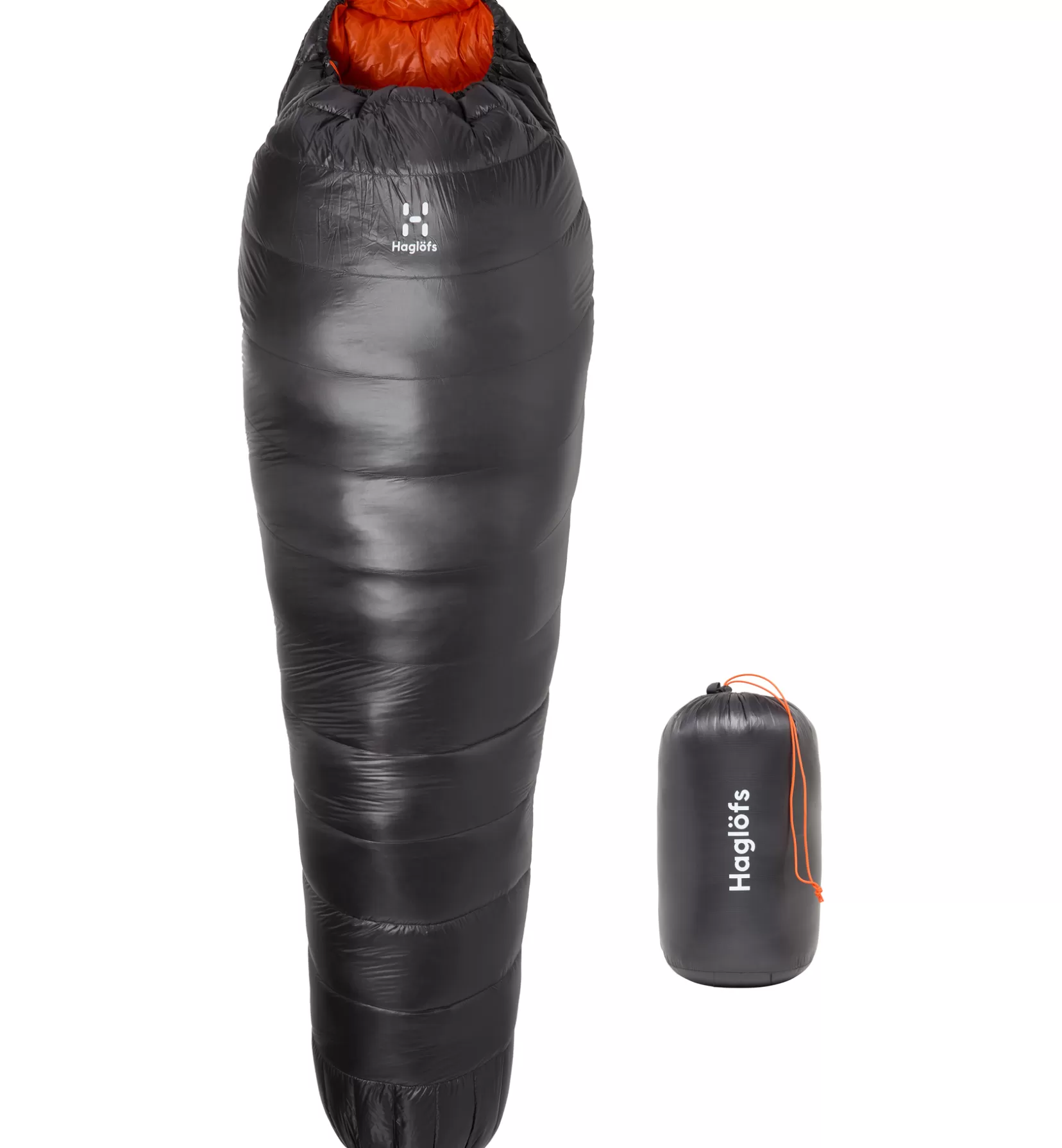 Fashion Haglöfs L.I.M +3 Down Magnetite/Flame orange