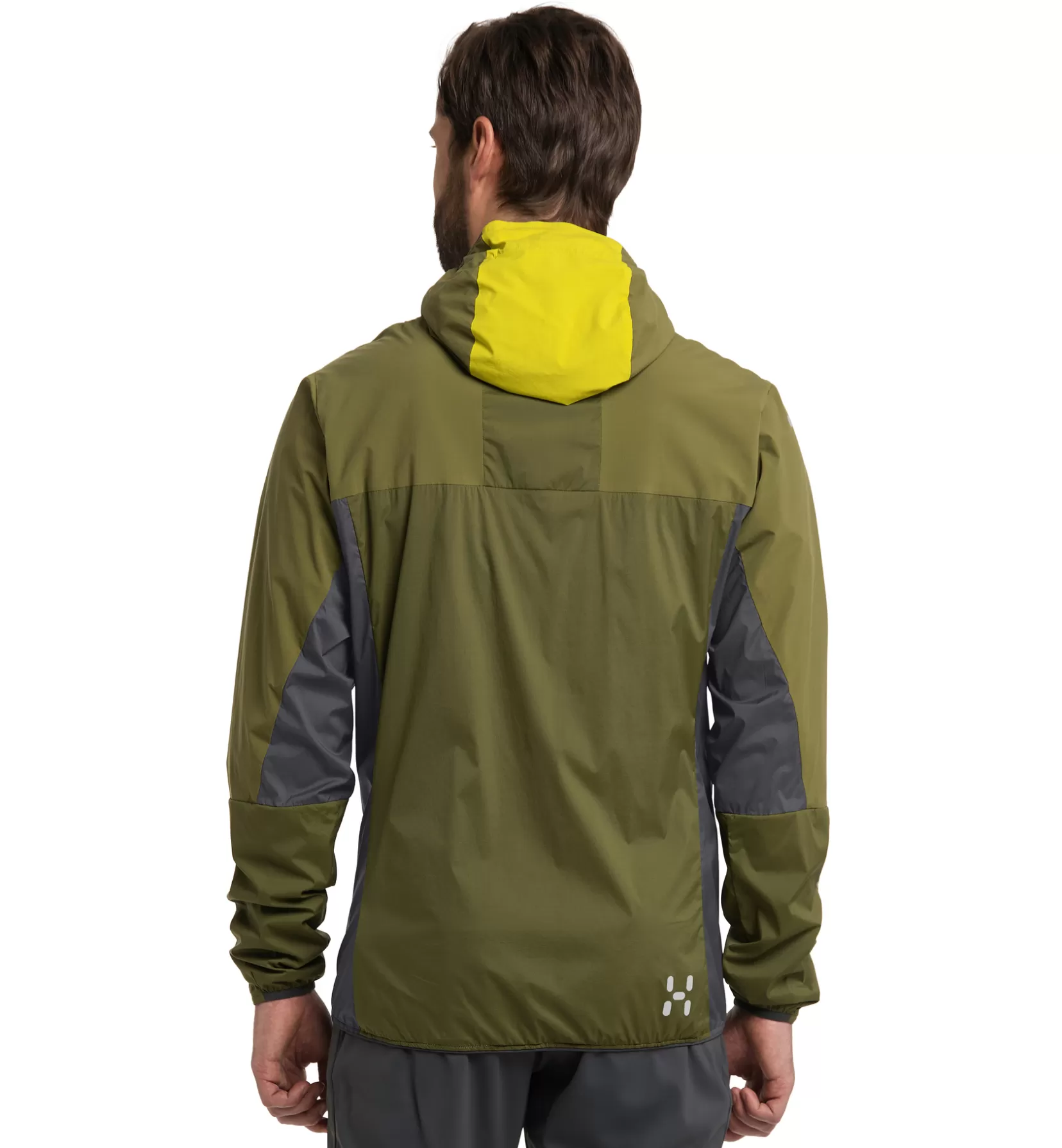Cheap Haglöfs L.I.M Alpha Hood Men Aurora/Olive Green