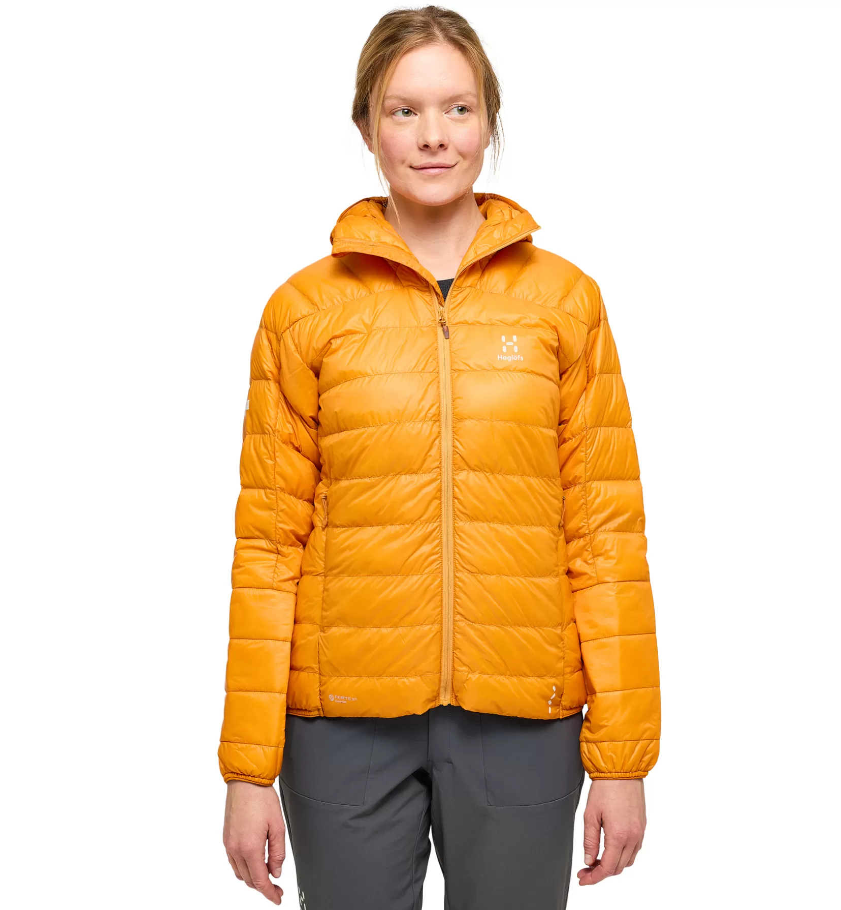 Best Haglöfs L.I.M Down Hood Women Desert Yellow