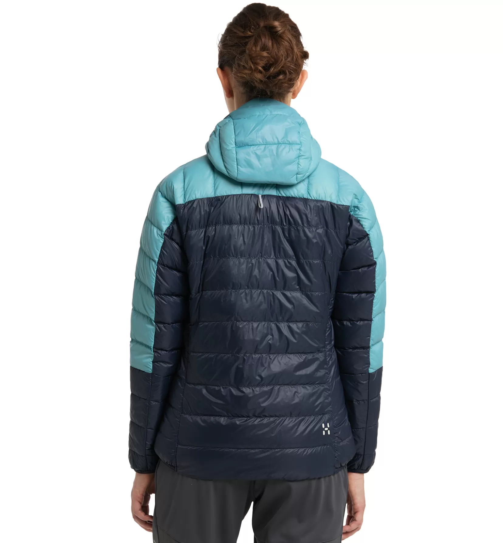 Cheap Haglöfs L.I.M Down Hood Women Tarn blue/Frost blue