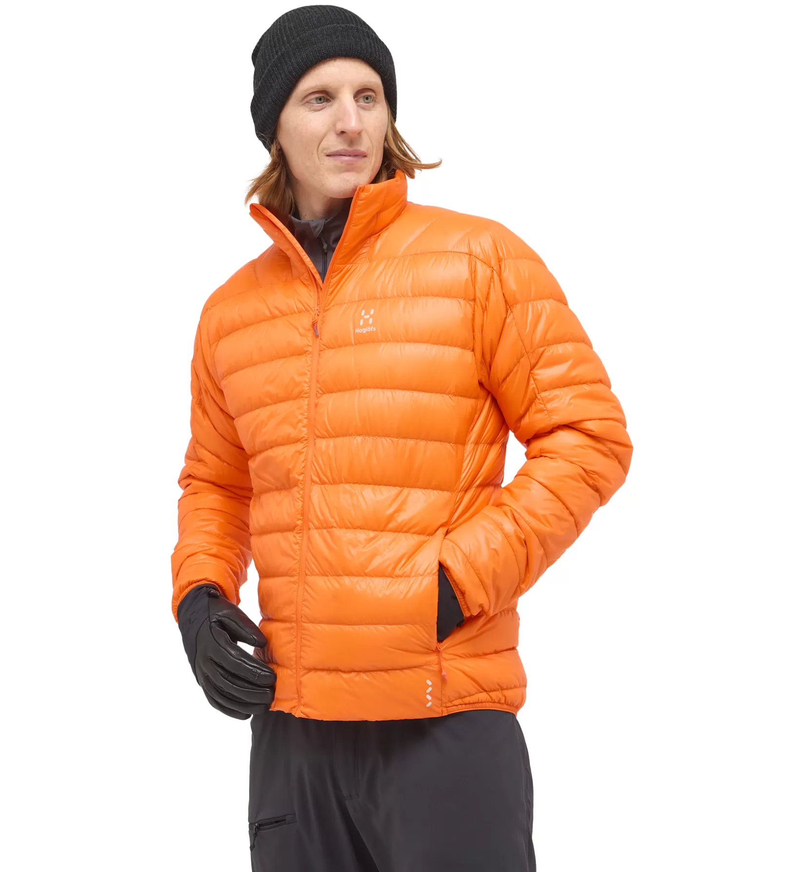 Shop Haglöfs L.I.M Down Jacket Men Blaze Orange
