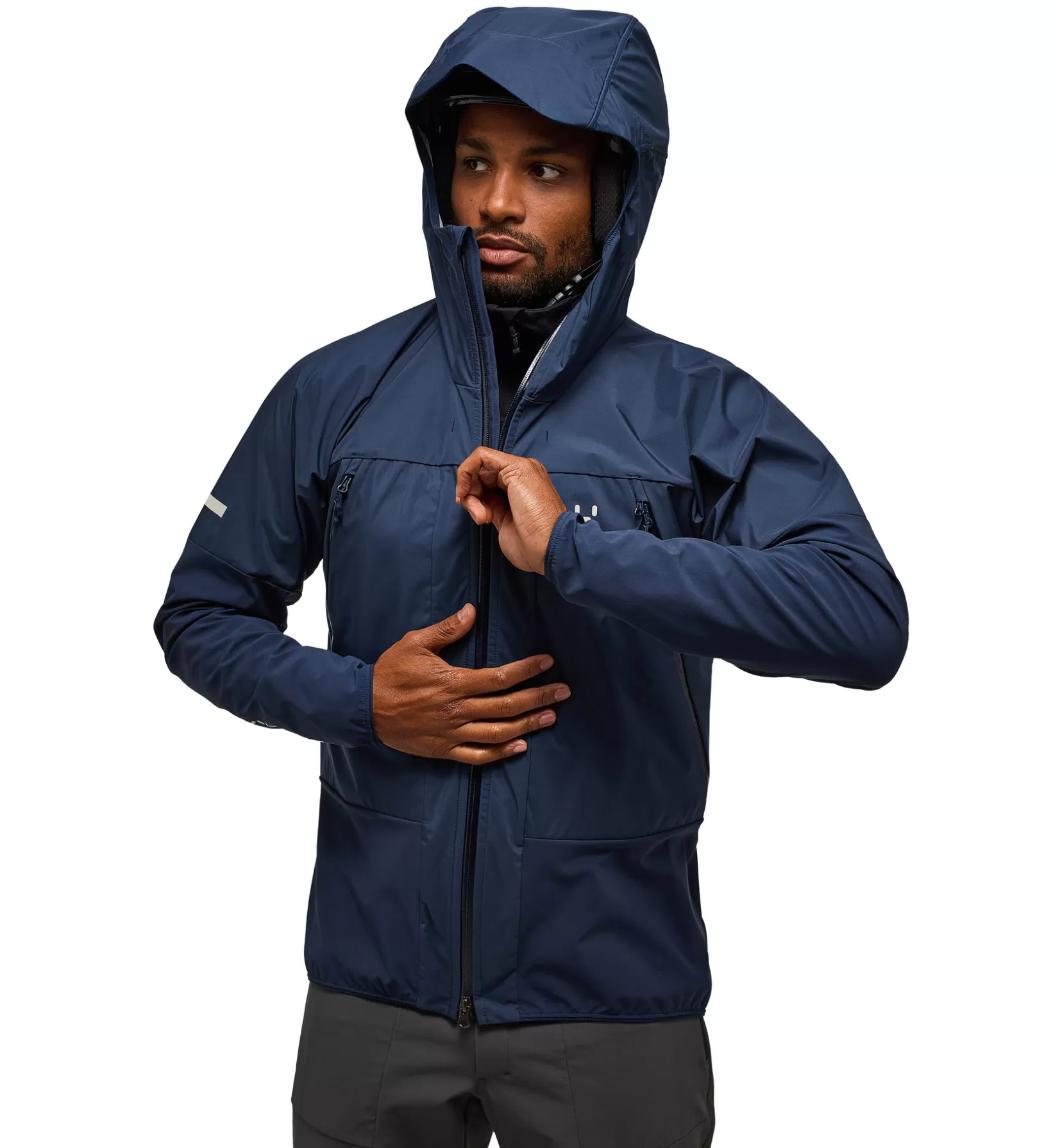 Clearance Haglöfs L.I.M Hybrid Touring Hood Men Tarn Blue