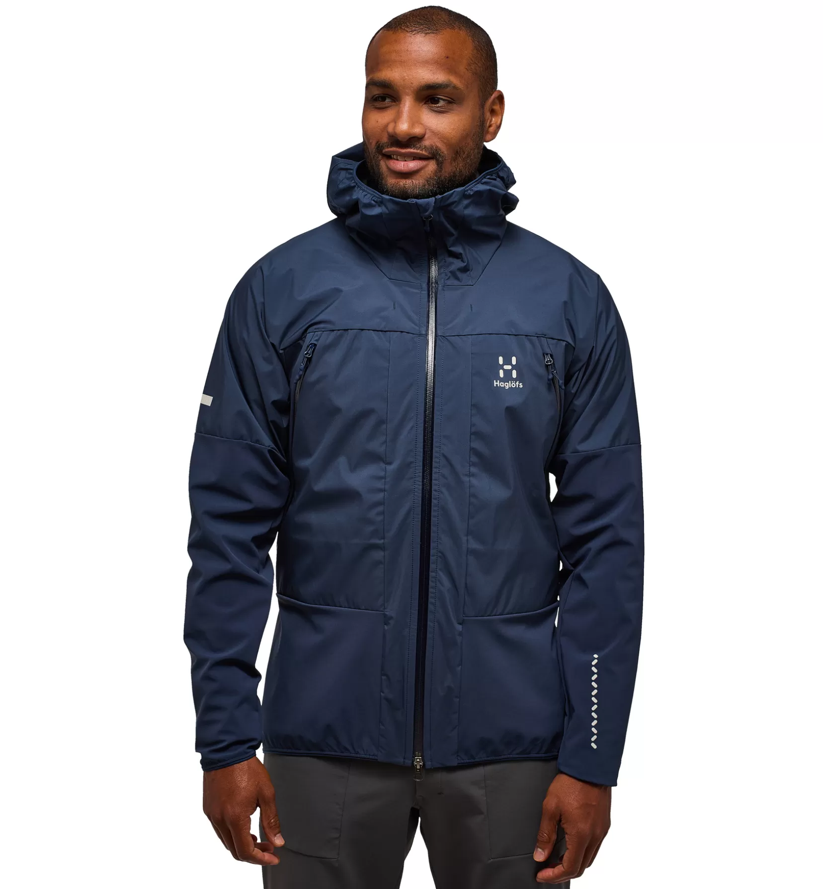 Clearance Haglöfs L.I.M Hybrid Touring Hood Men Tarn Blue