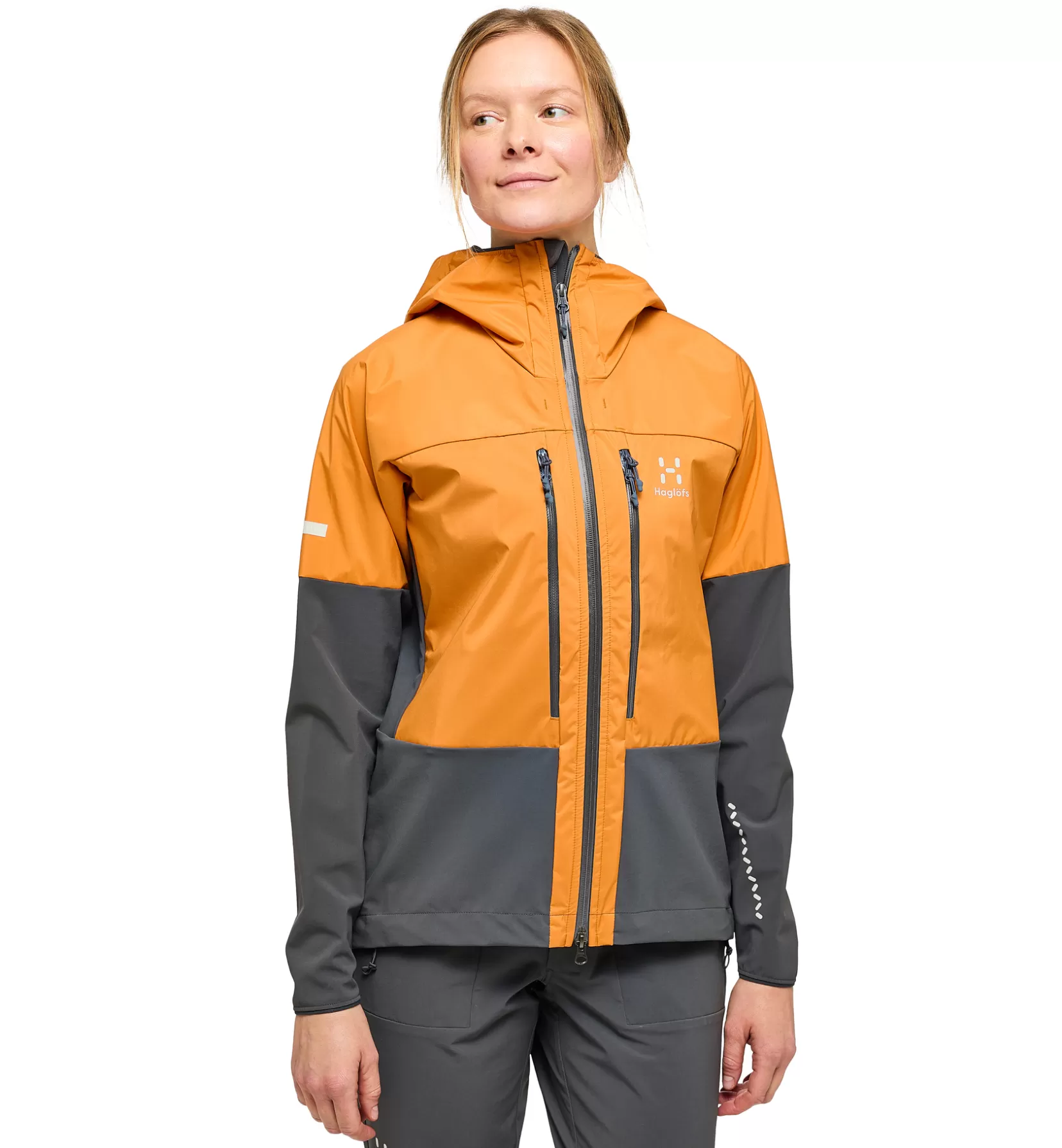 Hot Haglöfs L.I.M Hybrid Touring Hood Women Desert Yellow/Magnetite